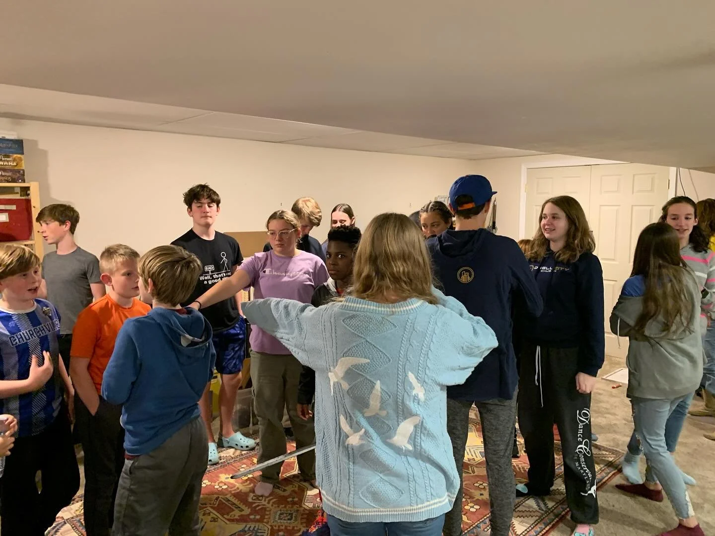 Dwell City Students had a great time at group taste testing an assortment of fall themed treats, playing reverse charades and studying the Bible together 🍿🎂🎉🤣