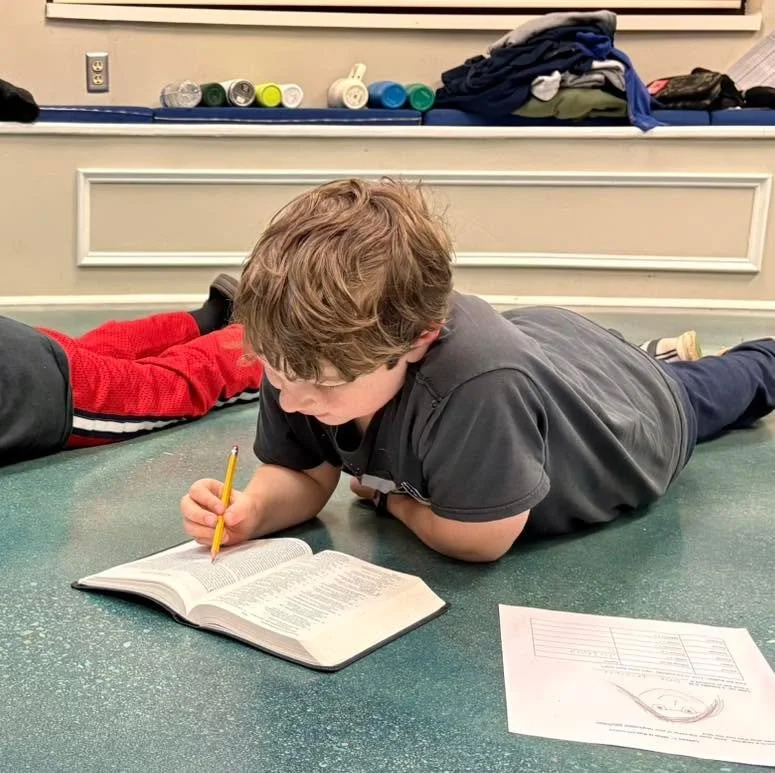 We had a blast at our first night of Club 345!  Our 3rd&ndash;5th graders had a great time playing games, making friends, and beginning the journey through the big picture of the Bible, discovering how it all points to Jesus. They started working on 