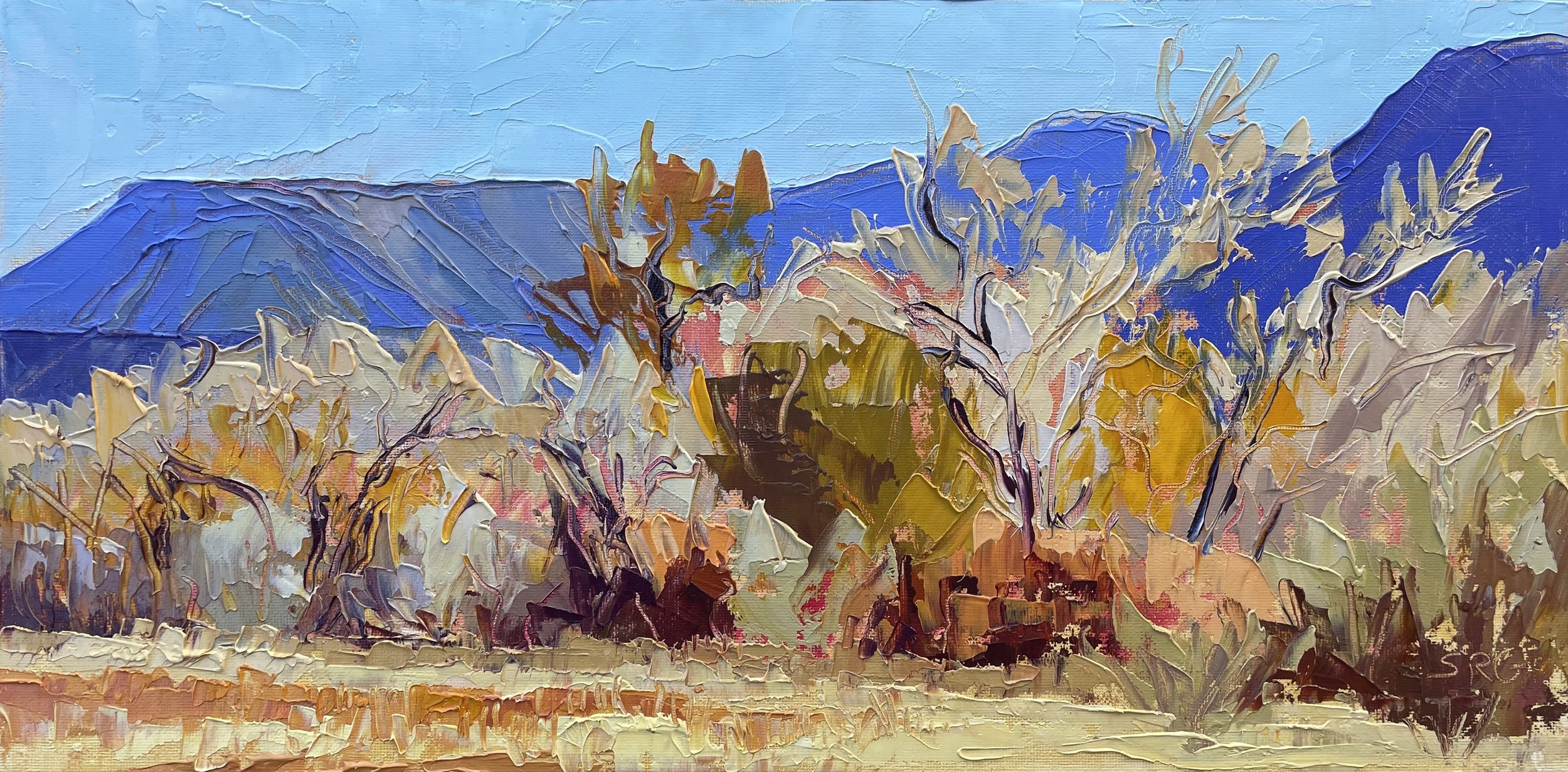 "Bosque"
10 x 20 Oil on Canvas Panel