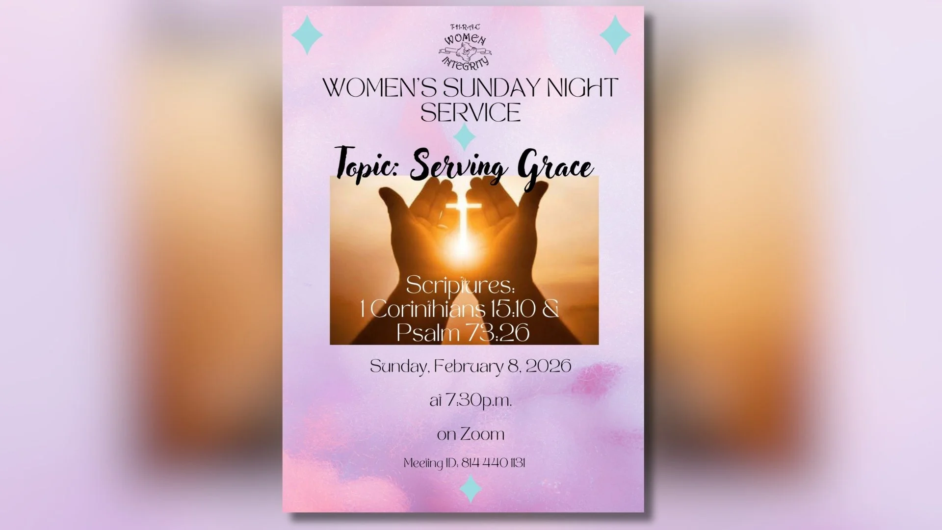 THRAC WOI Women’s Sunday Night Service On Zoom