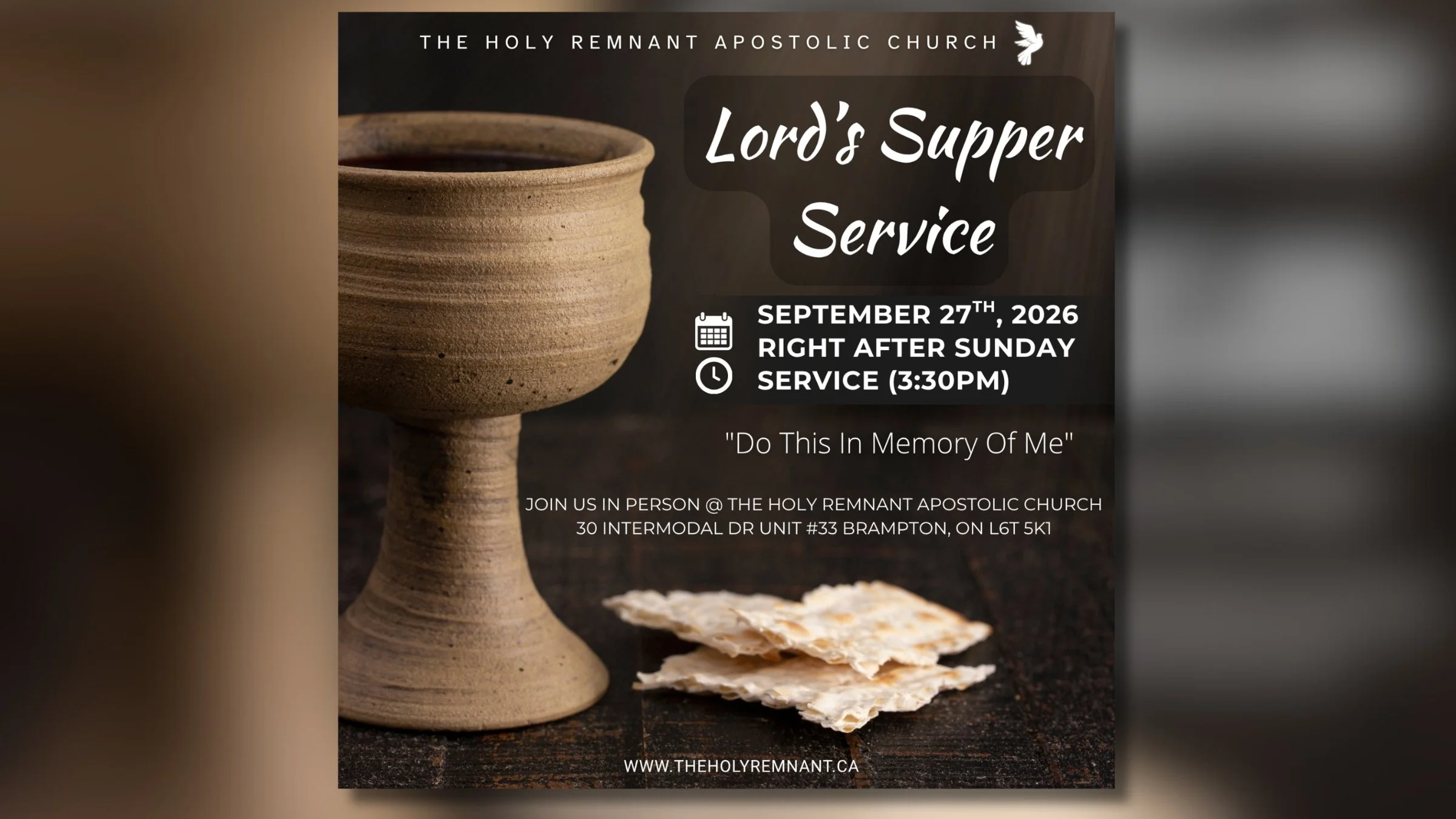 THRAC Lord's Supper Evening Service