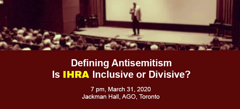 Defining Antisemitism: Is IHRA Inclusive or Divisive?