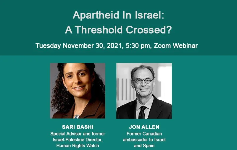Apartheid In Israel: A Threshold Crossed?