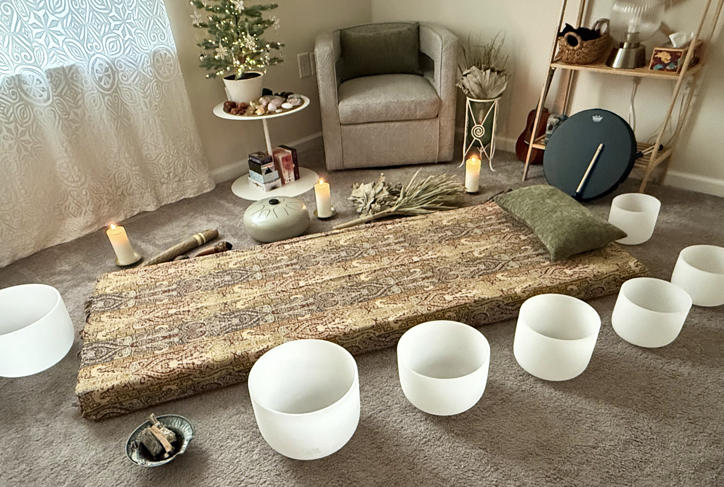 reiki sound healing singing bowls drumming