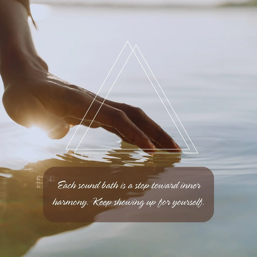✨ Each sound bath is a sacred step toward inner harmony. Allow the vibrations to wash over you, reconnecting your body, mind, and spirit. Keep showing up for yourself&mdash;you deserve the peace and balance. 🌊🔔💫 

DM us for special packages and of