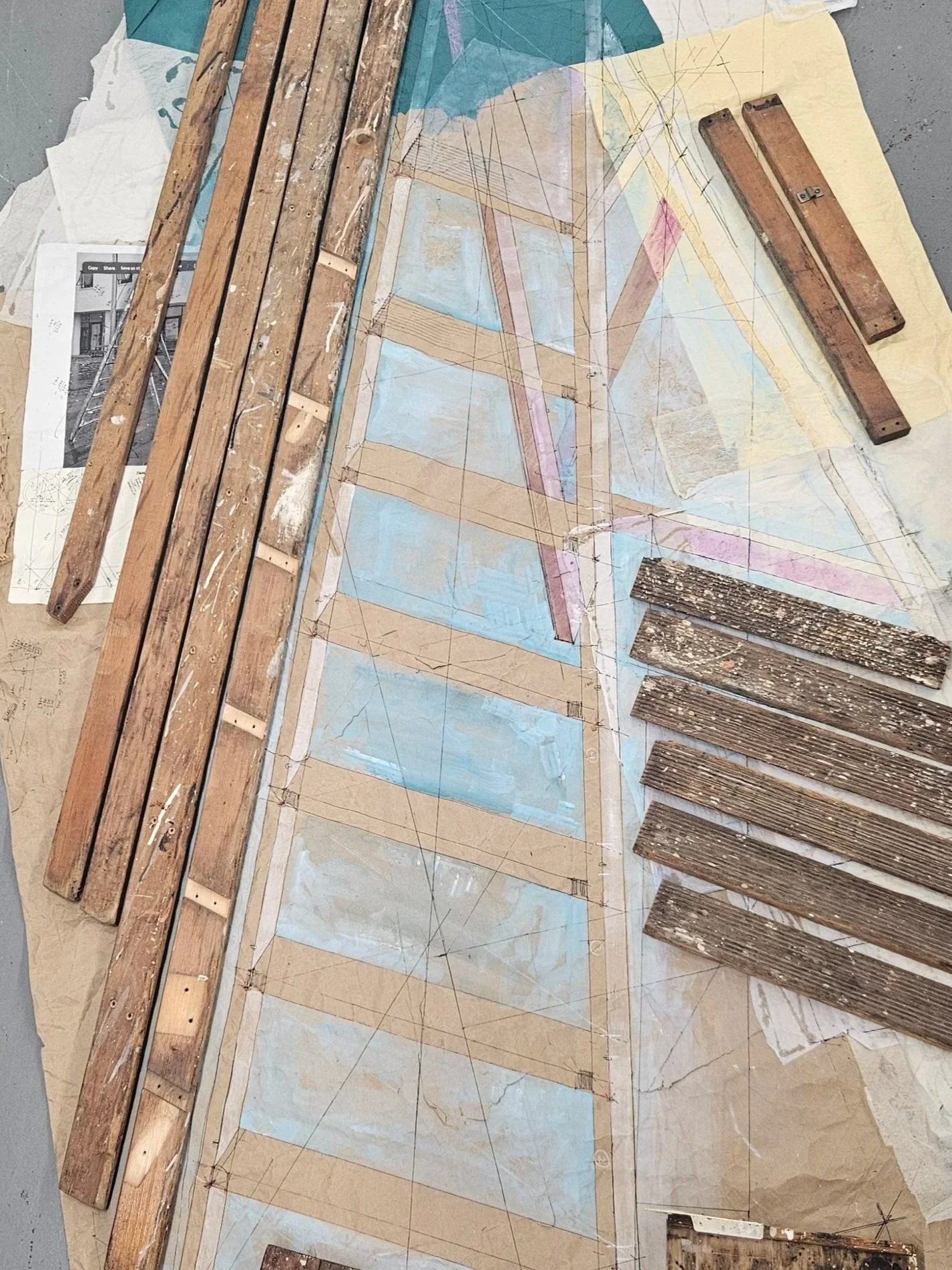 Ladder - 1:1 Scaled Drawing