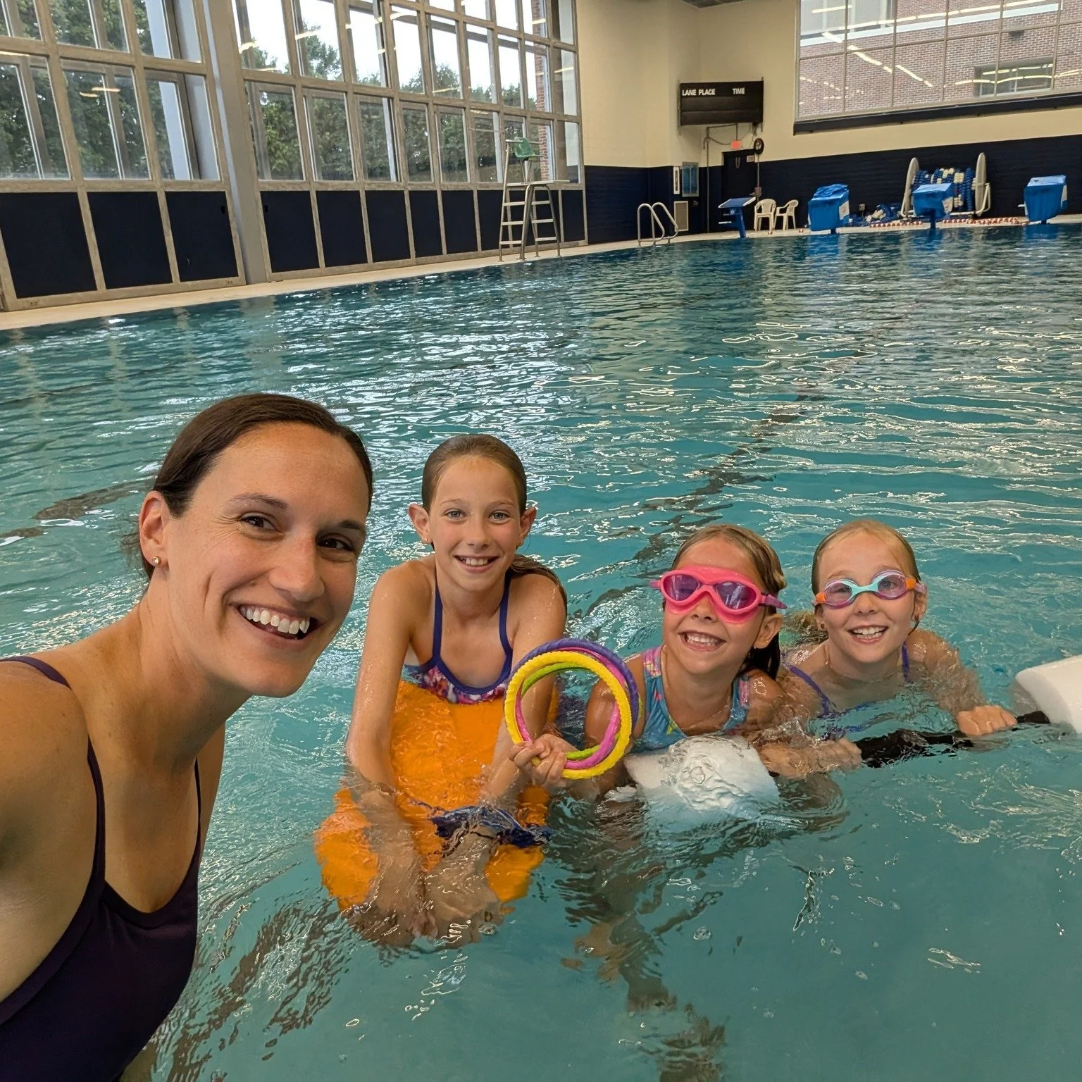 Students had a splash-tastic time during our Student-Teacher Experience for Shake Out! 
Mrs. Nolan led a fun-filled swimming day packed with laughter and water fun! It was a great way to cool off &amp; make some unforgettable memories!