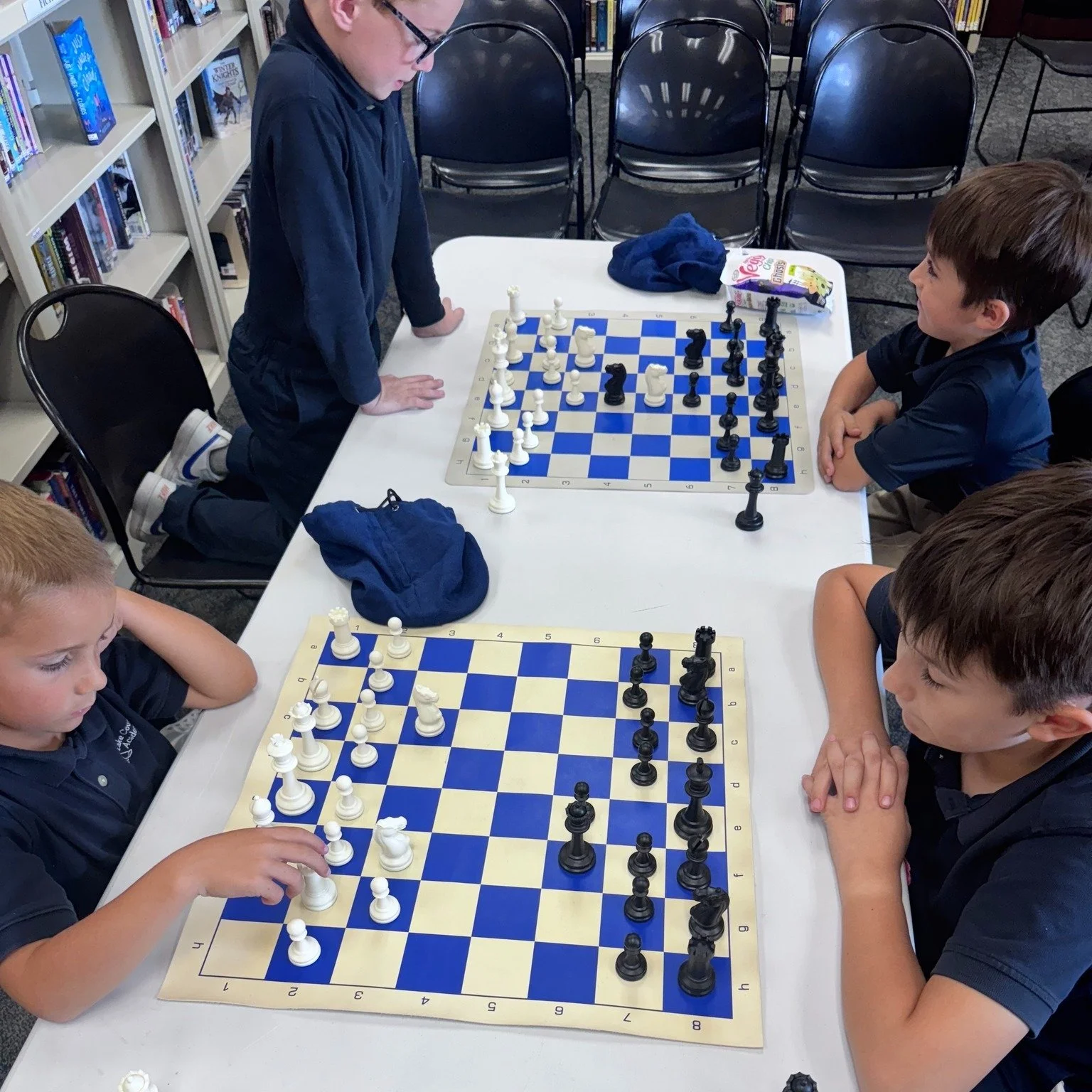 Checkmate! From the fast-paced pawn game in beginner&rsquo;s chess to the full chess tournament, our students came ready to think, play, and have fun! They walked away with big smiles&mdash;and even a few trophies!