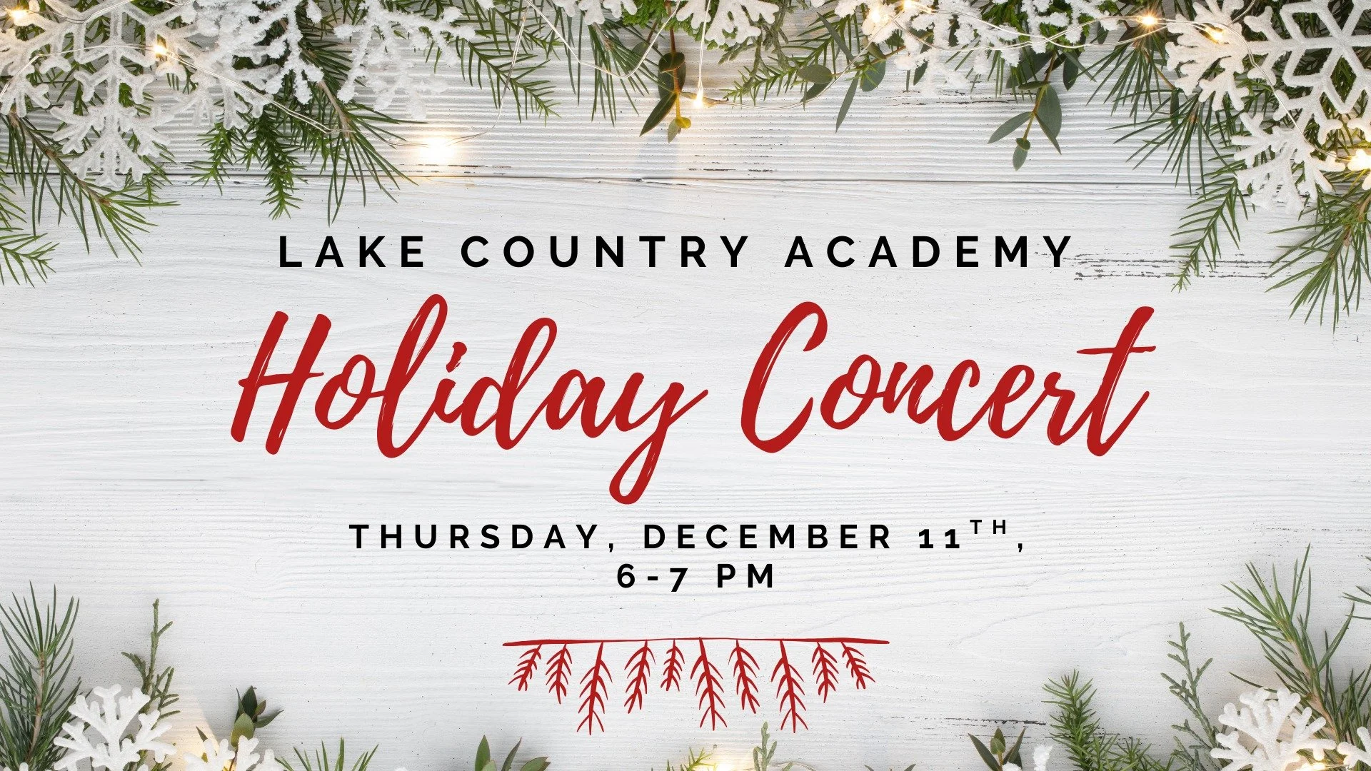 Tis the season for music! A cheerful reminder that our concert will take place on Thursday, December 11, at 6:00 p.m. and will feature our 5th, 6th, 7th, and 8th-grade students! Can't wait to see you there!