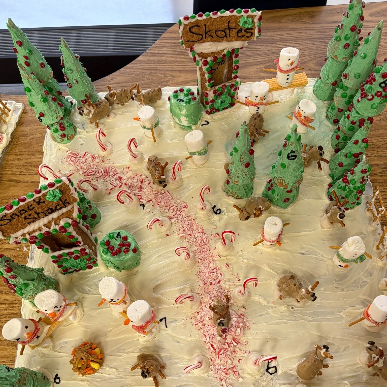 Ms. Grunewald's 1st grade class has created a gingerbread masterpiece! It will be on display at the Waelderhaus in Kohler until December 30th. 

Be sure to visit the Annual Gingerbread Festival and vote for your favorite! The Gingerbread Festival is 