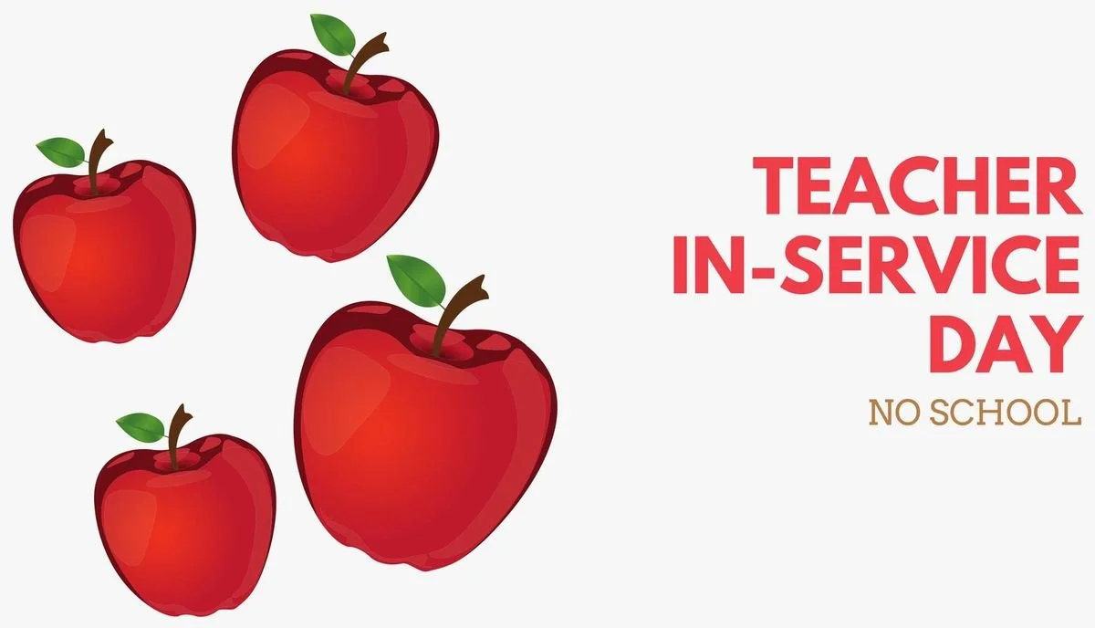 A freindly reminder, that there is a Teacher In-Service Monday, 1/19!