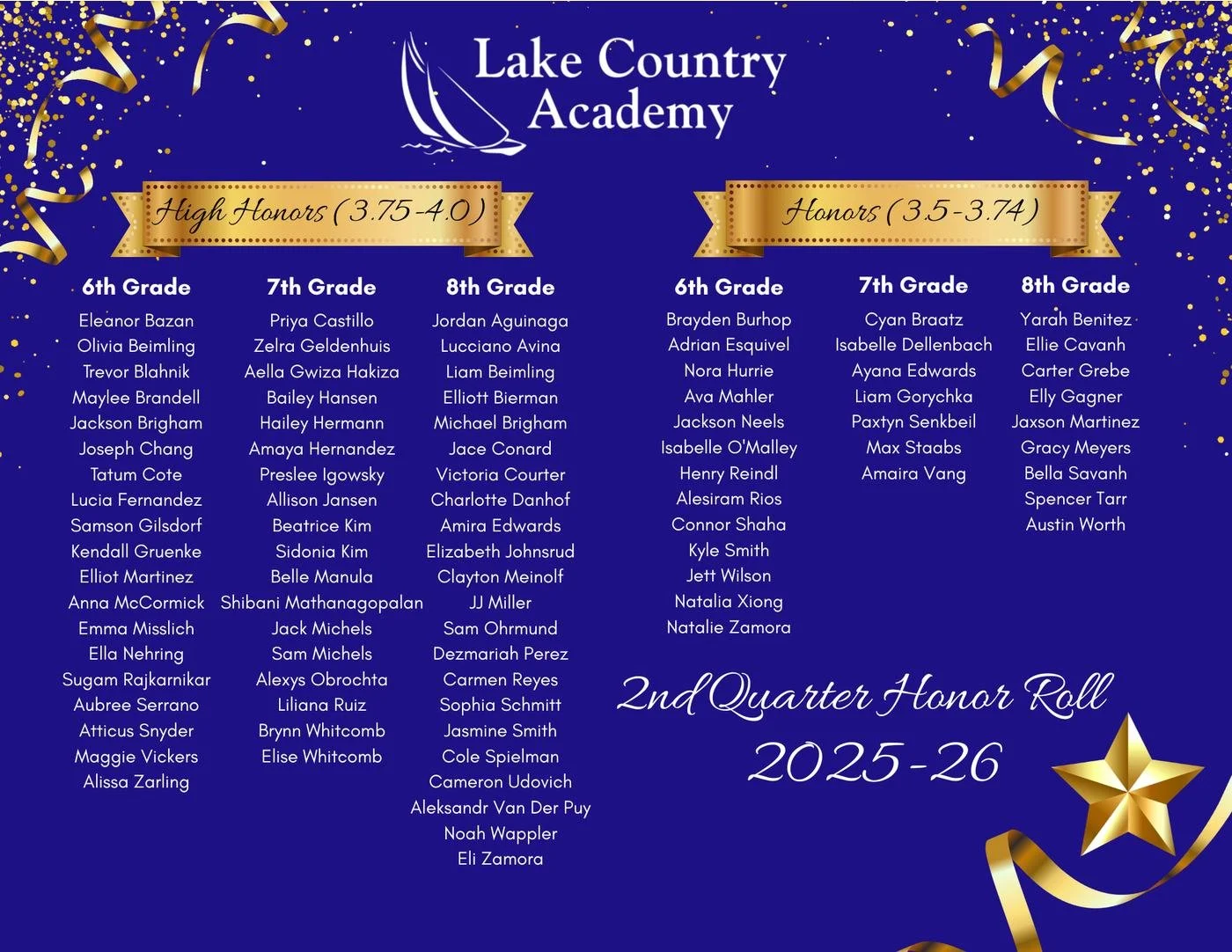 Congratulations to all our honorees&mdash;keep striving for greatness!