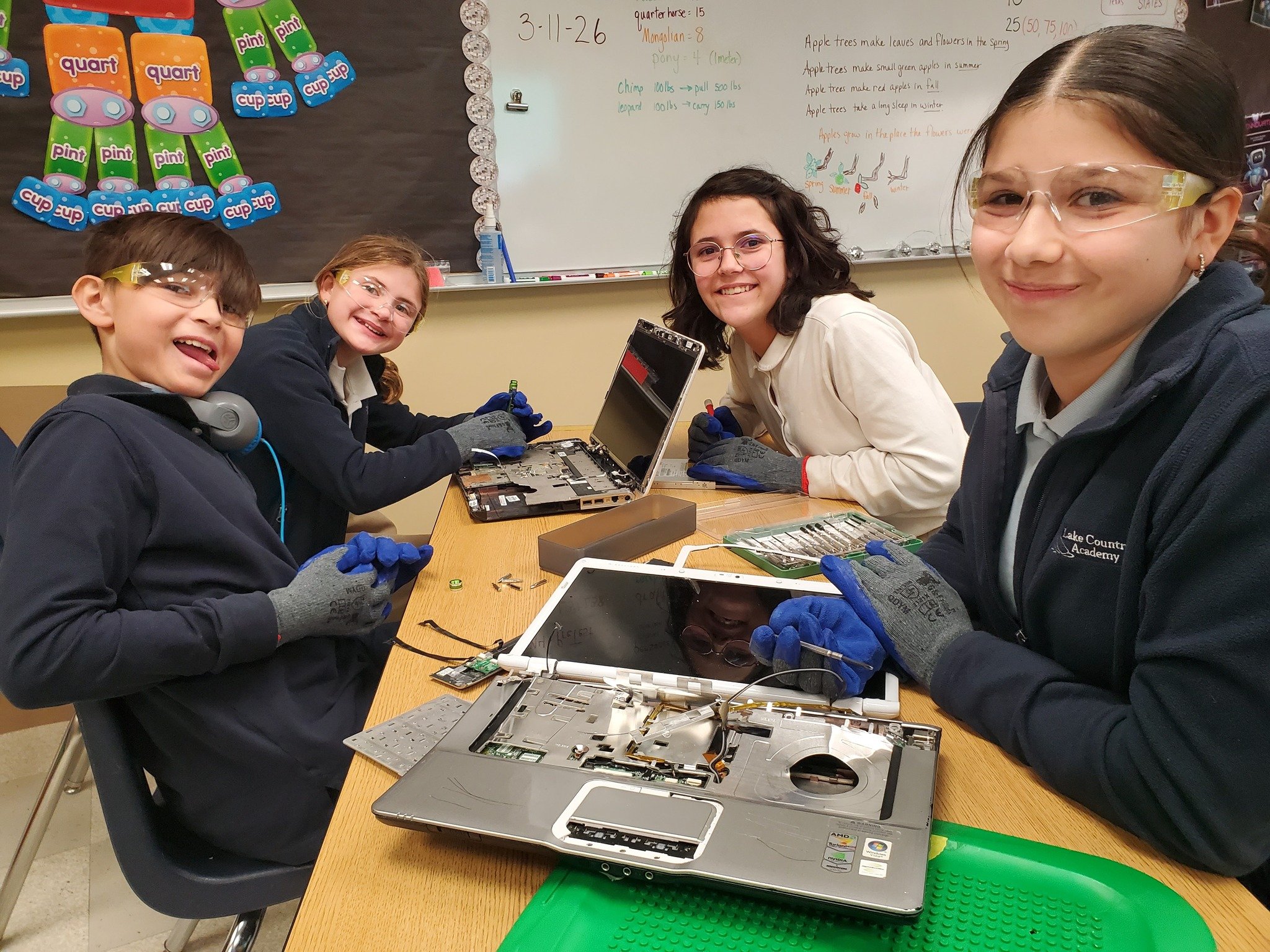 STEM fun in action! Our students are exploring, building, and even taking apart computers! STEM classes are full of creativity, teamwork, and lots of &ldquo;whoa!&rdquo; moments!