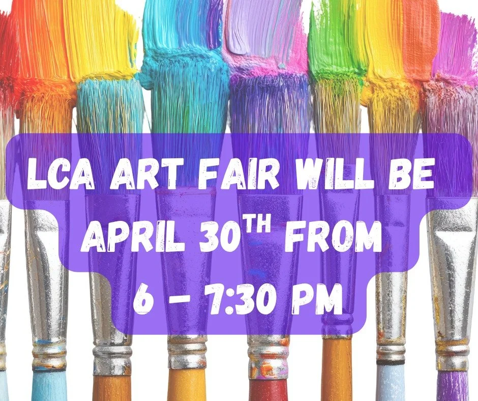 Please join us for our Art Fair on April 30th! More details to come!