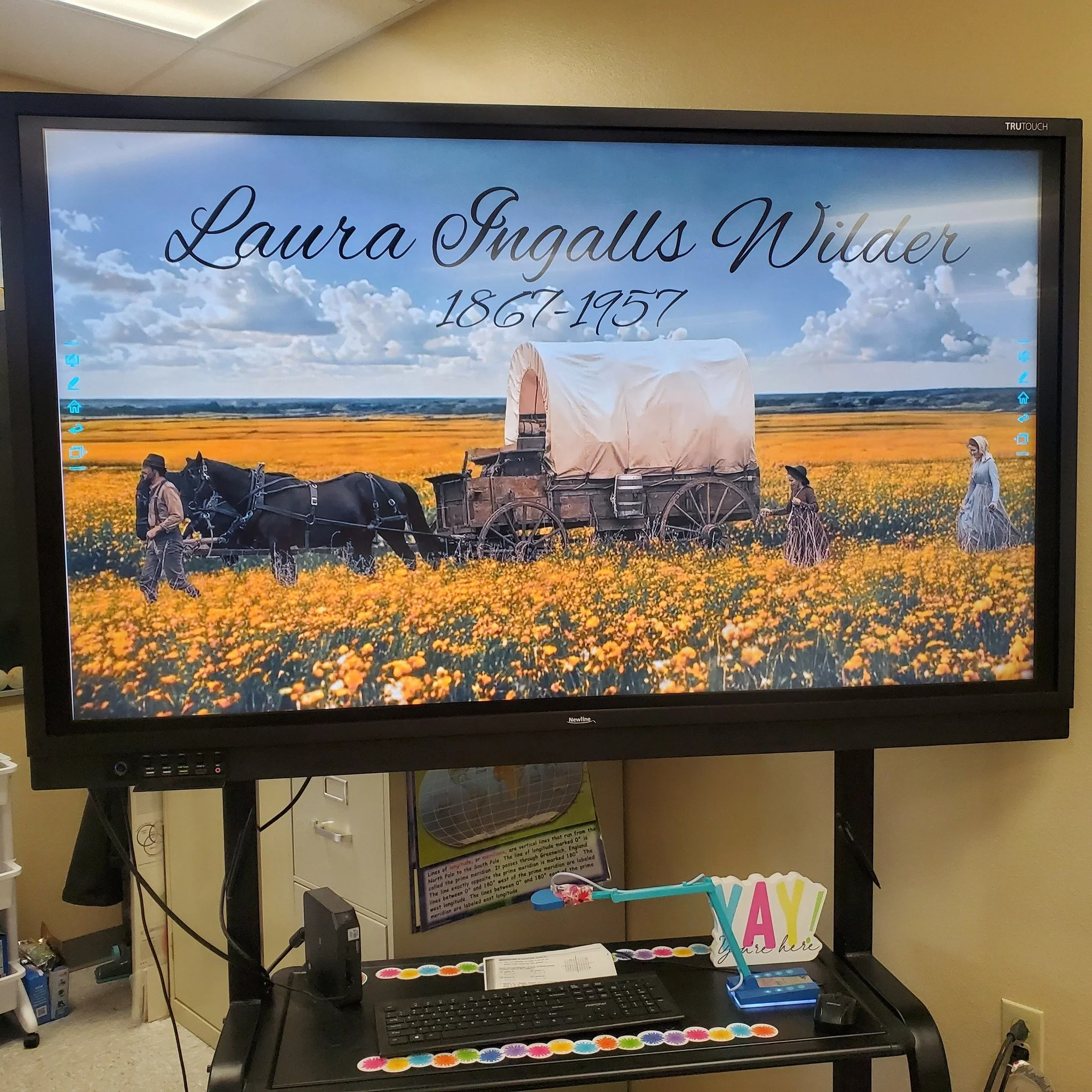 Our 4th grade students have been learning about pioneer life and recently enjoyed a special presentation from Laura Ingalls Wilder enthusiast Mrs. Lynn Urban! Students learned interesting facts and stories about the life of Laura Ingalls Wilder and w