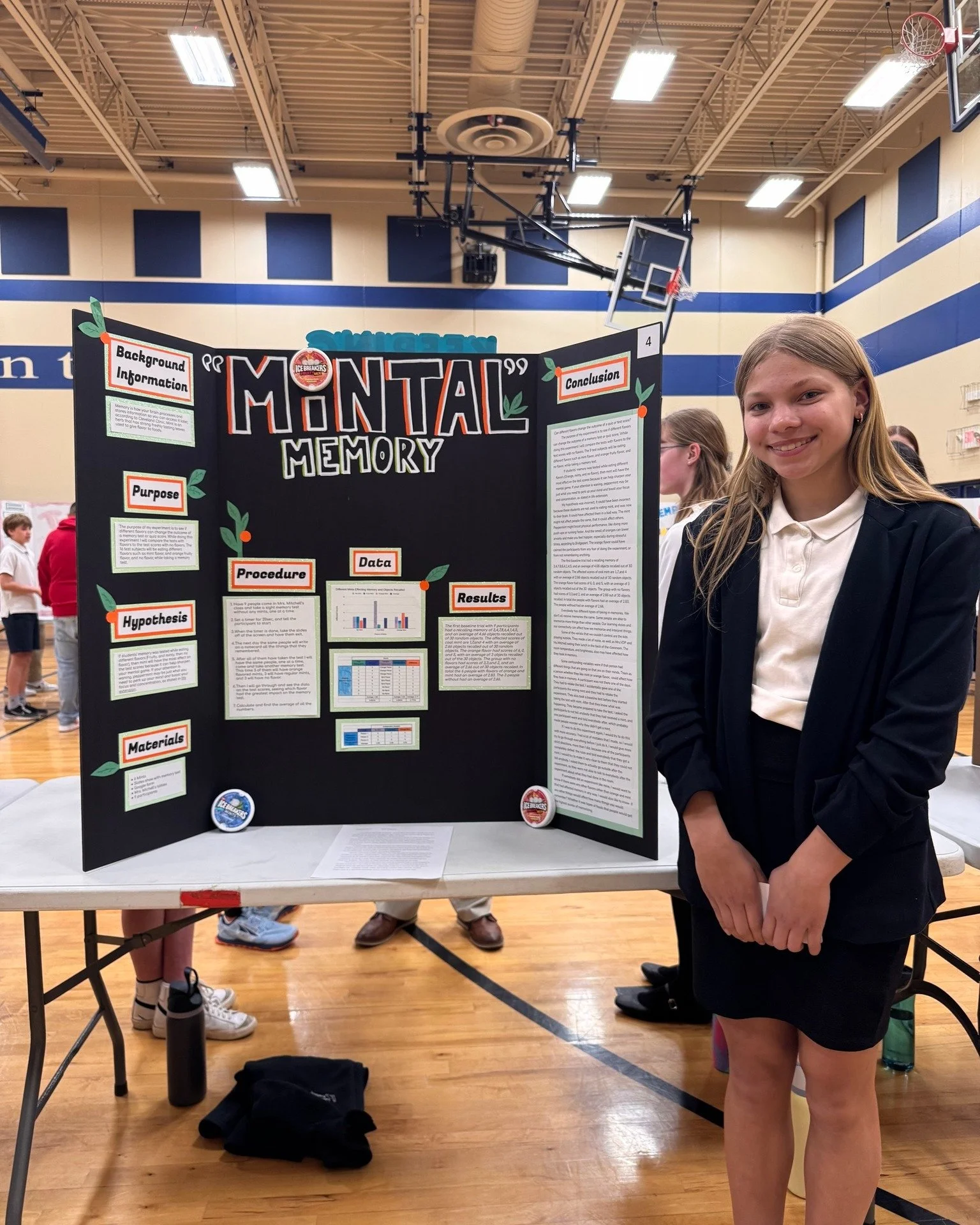 So many future scientists! Our Middle School Science Fair was a huge hit! Students worked hard throughout the school year on their experiments and research! Way to go middle school!
