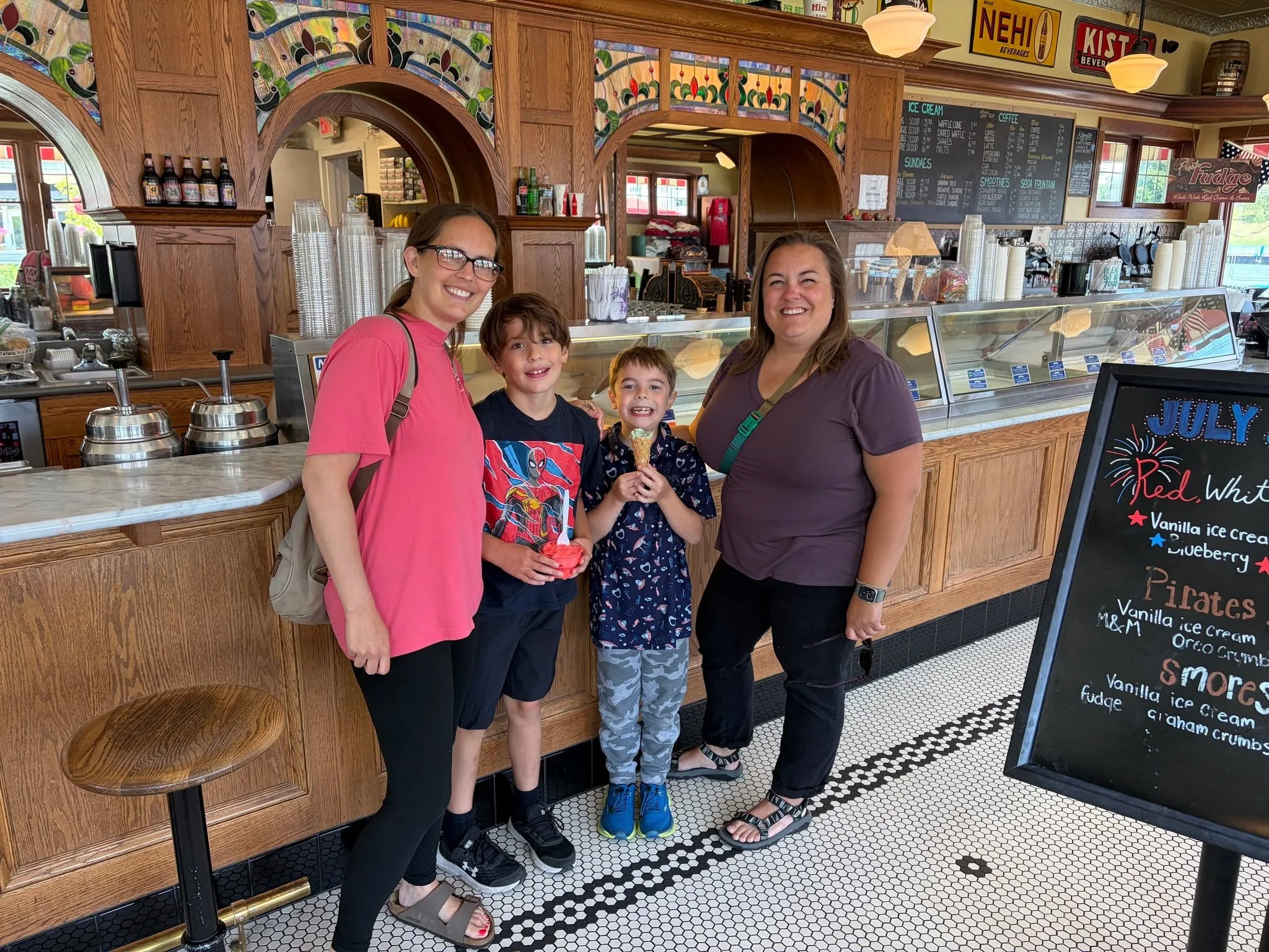 Did someone say ice cream??? Ms. Medina and Mrs. Worth had a fabulous time with students for our Teacher-Student Shake Out experience!