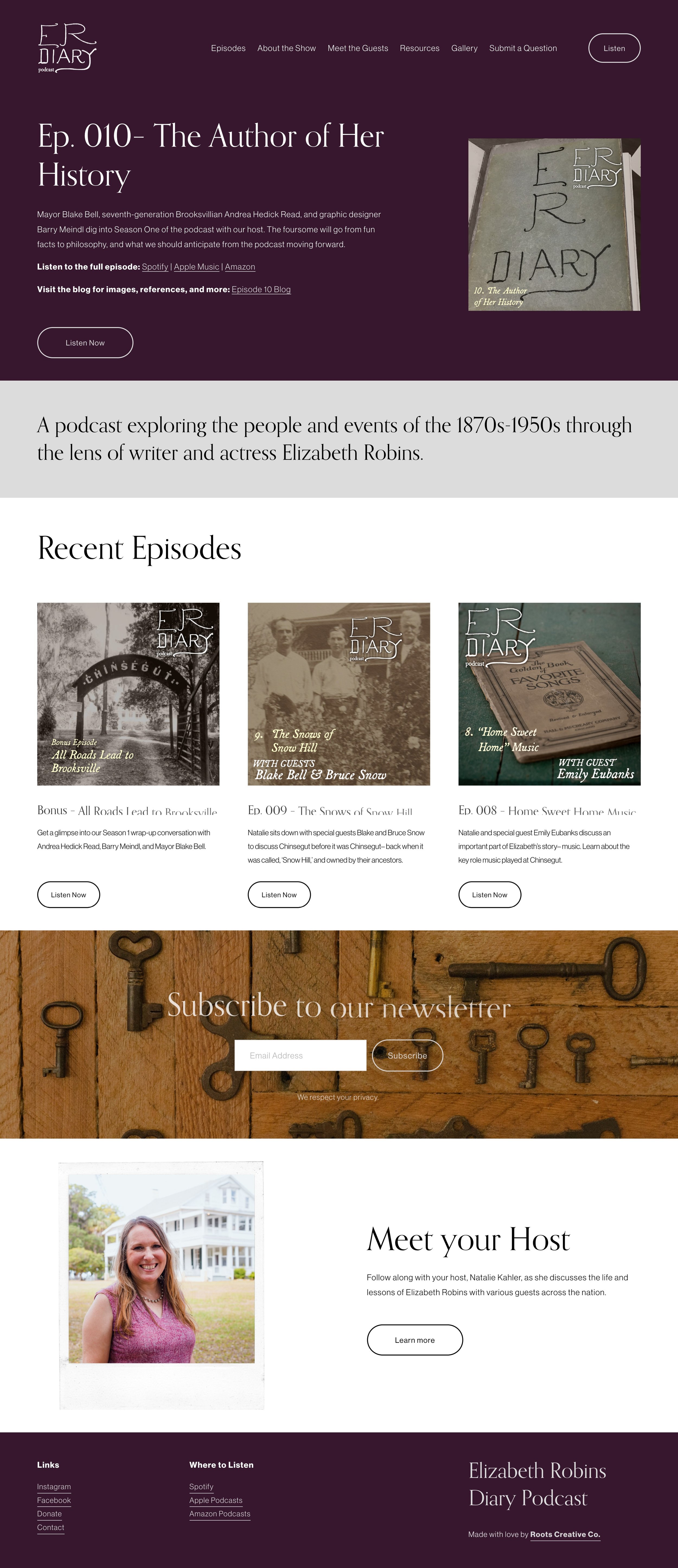 ER Diary website