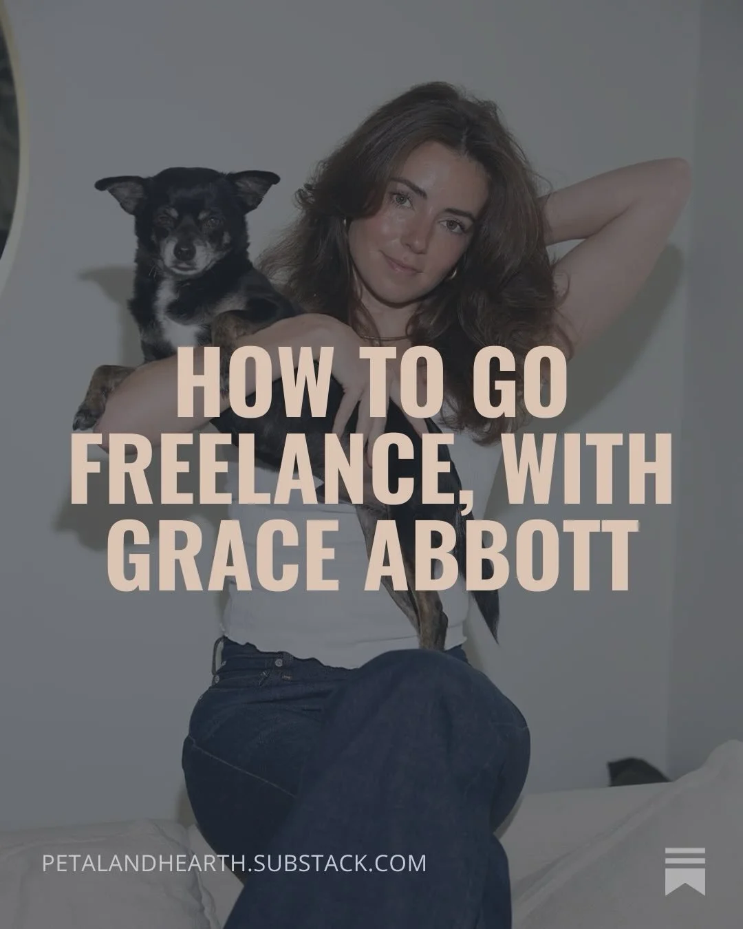 This week on Petal + Hearth 💓

&bull; How to go freelance, with Grace Abbott.

&bull; Printable workbook: The Coaching Blueprint. Everything you need to package, price, and sell your first coaching offer.

&bull; How to become the main character in 