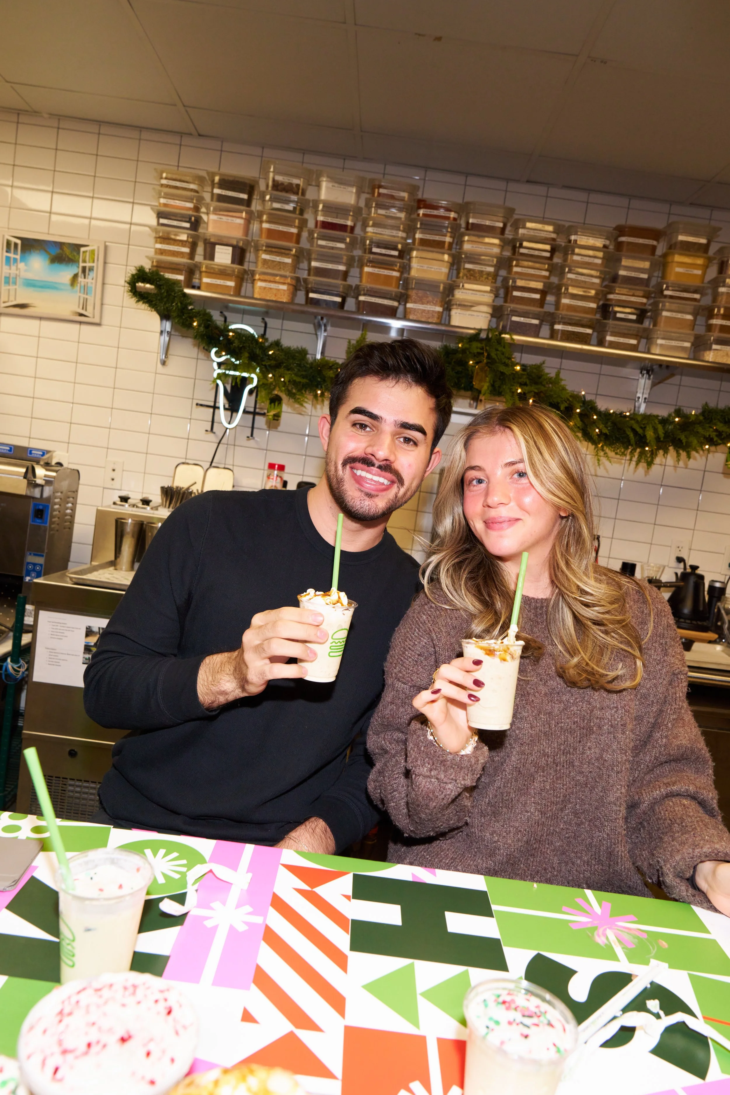 Shake Shack's 2025 holiday shakes launch influencer event at Shake Shack Innovation Kitchen in New York City