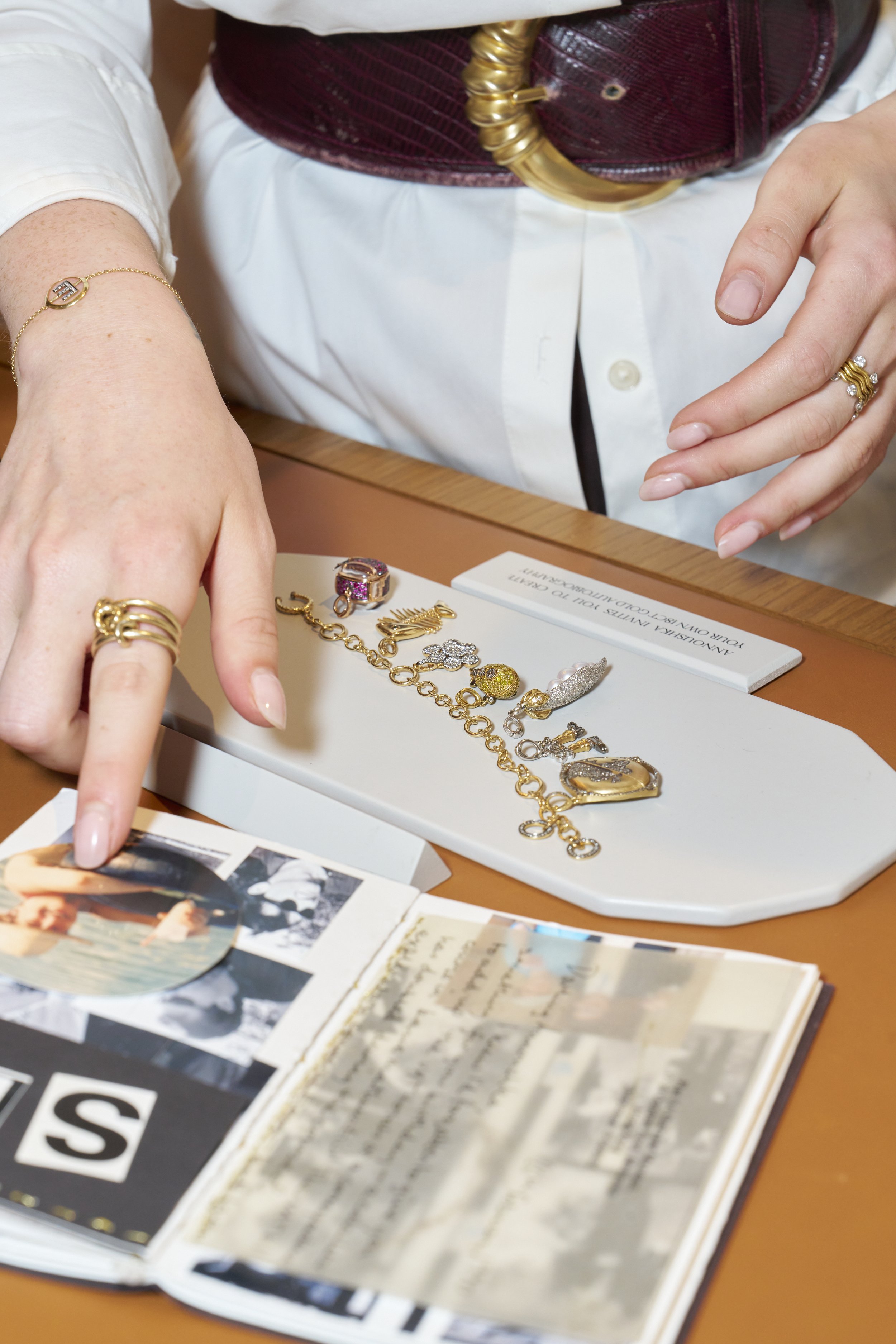 Anoushka Jewelry pop up at de Gournay in New York City