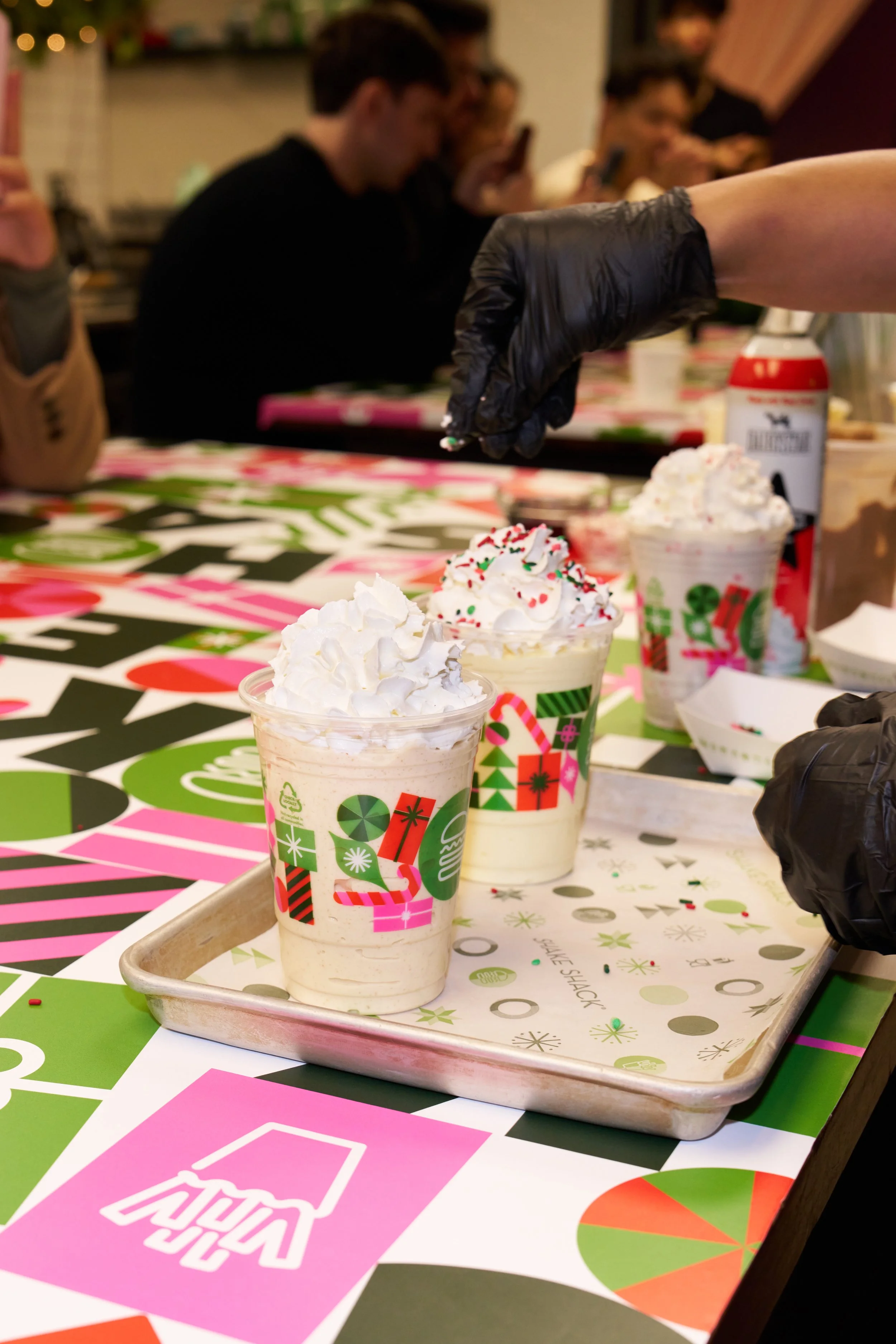 Shake Shack's 2025 holiday shakes launch influencer event at Shake Shack Innovation Kitchen in New York City