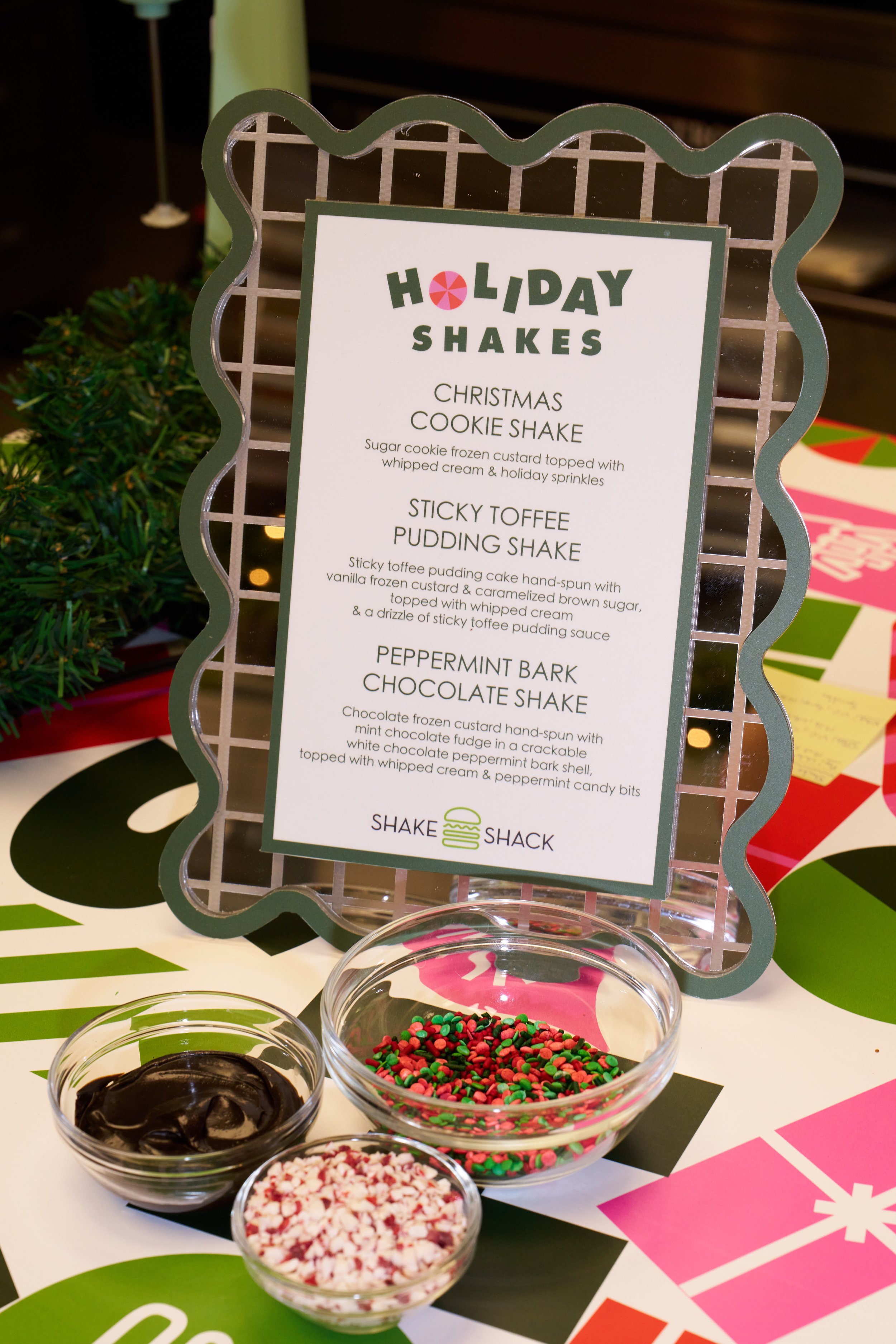 Shake Shack's 2025 holiday shakes launch influencer event at Shake Shack Innovation Kitchen in New York City