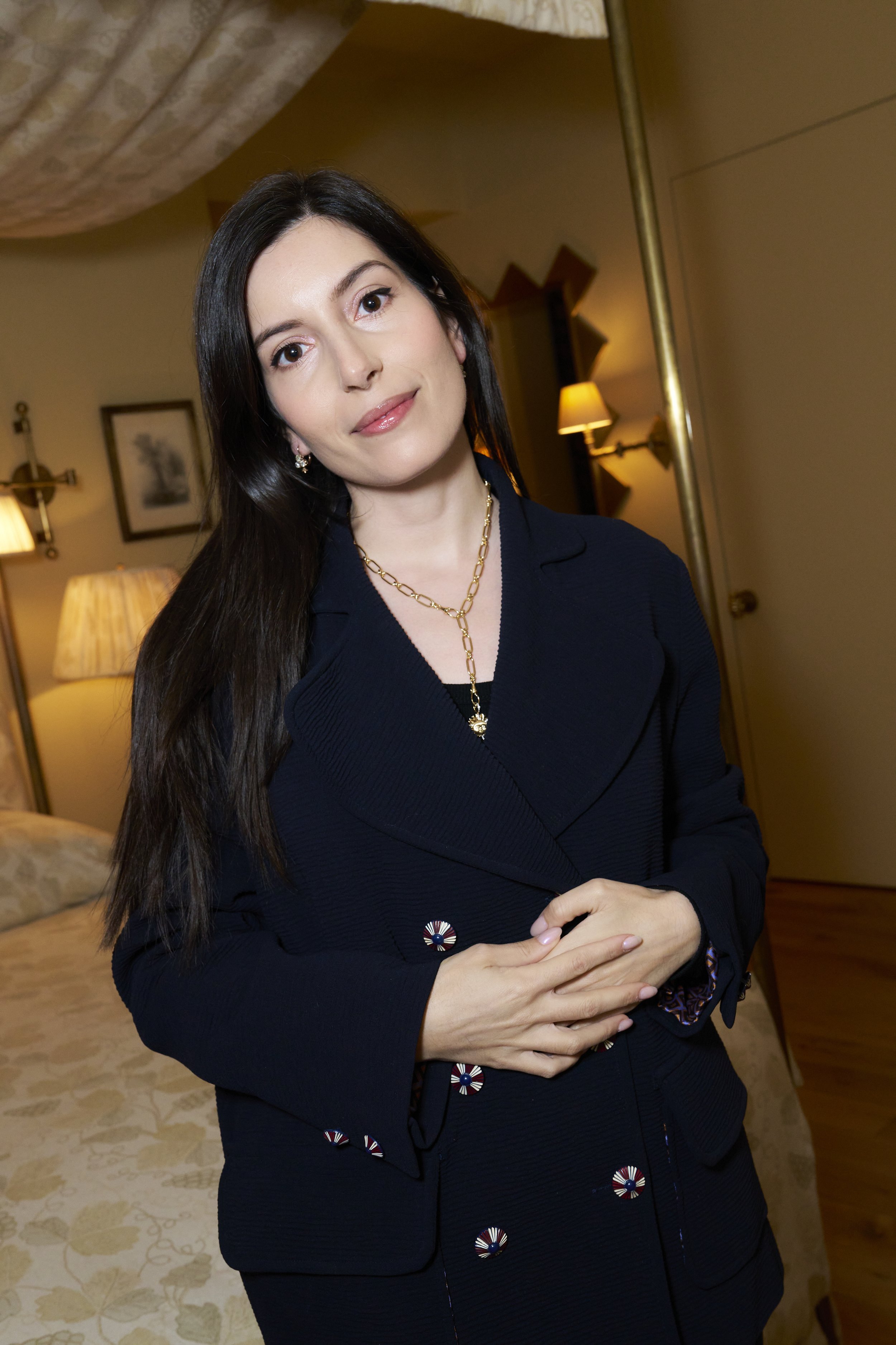 Alessia Fendi at the Anoushka Jewelry pop up at Soane Britain in New York City