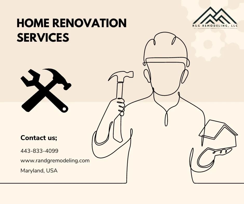 Transform your Maryland home with R&amp;G Remodeling's expert renovation services! 🏠✨ Elevate your space with innovative designs and impeccable craftsmanship. Discover the art of home renovation with us. 

Follow Us:
📞 Call Us: 443-833-4099
🌐 www.