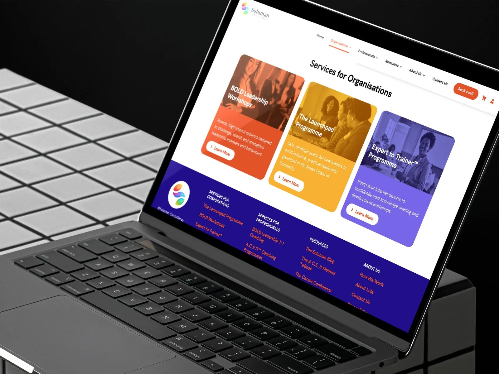 Soluman Consultancy Website Redesign