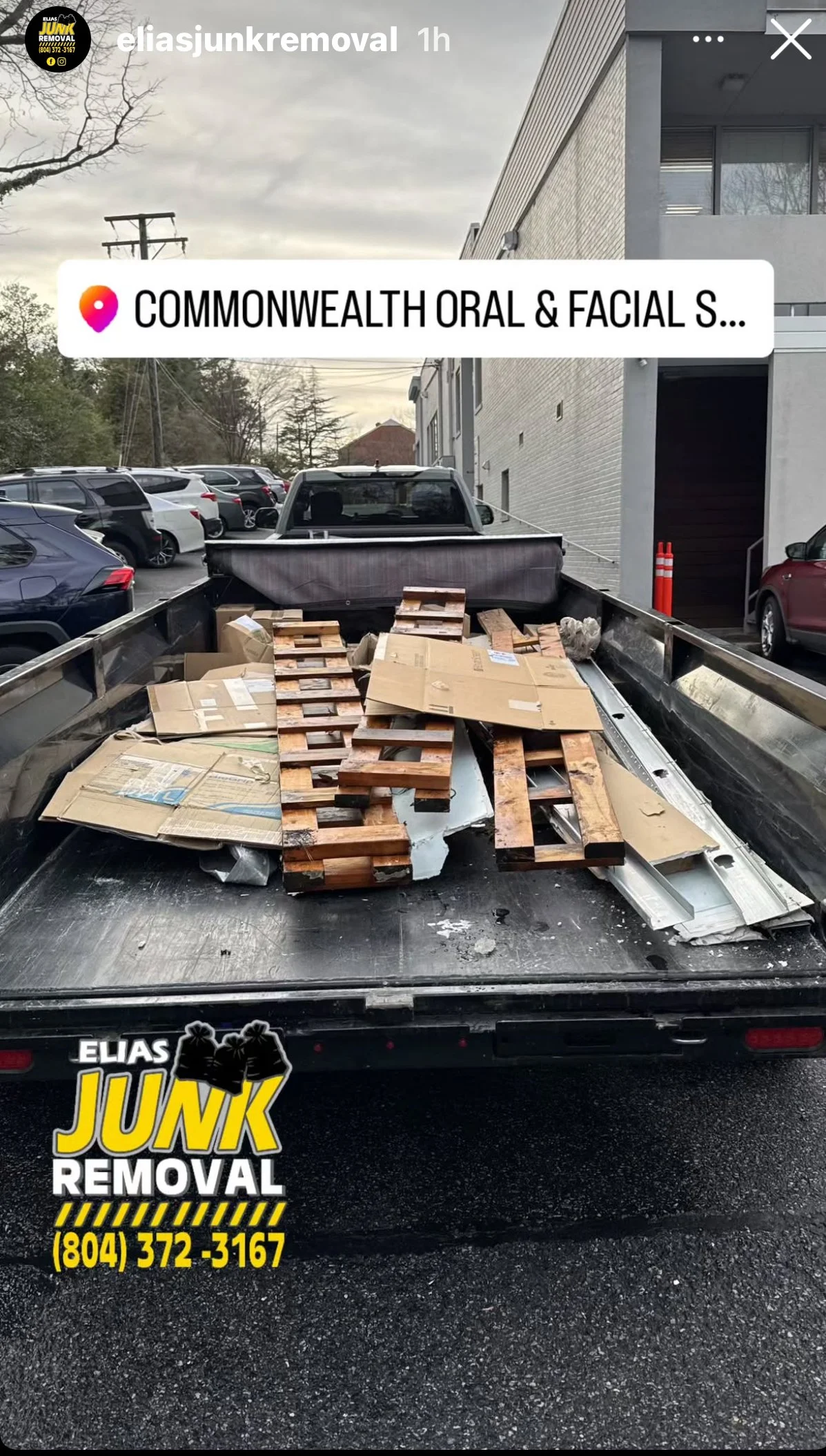 Commercial junk removal by Elisa Junk Removal in Richmond, VA