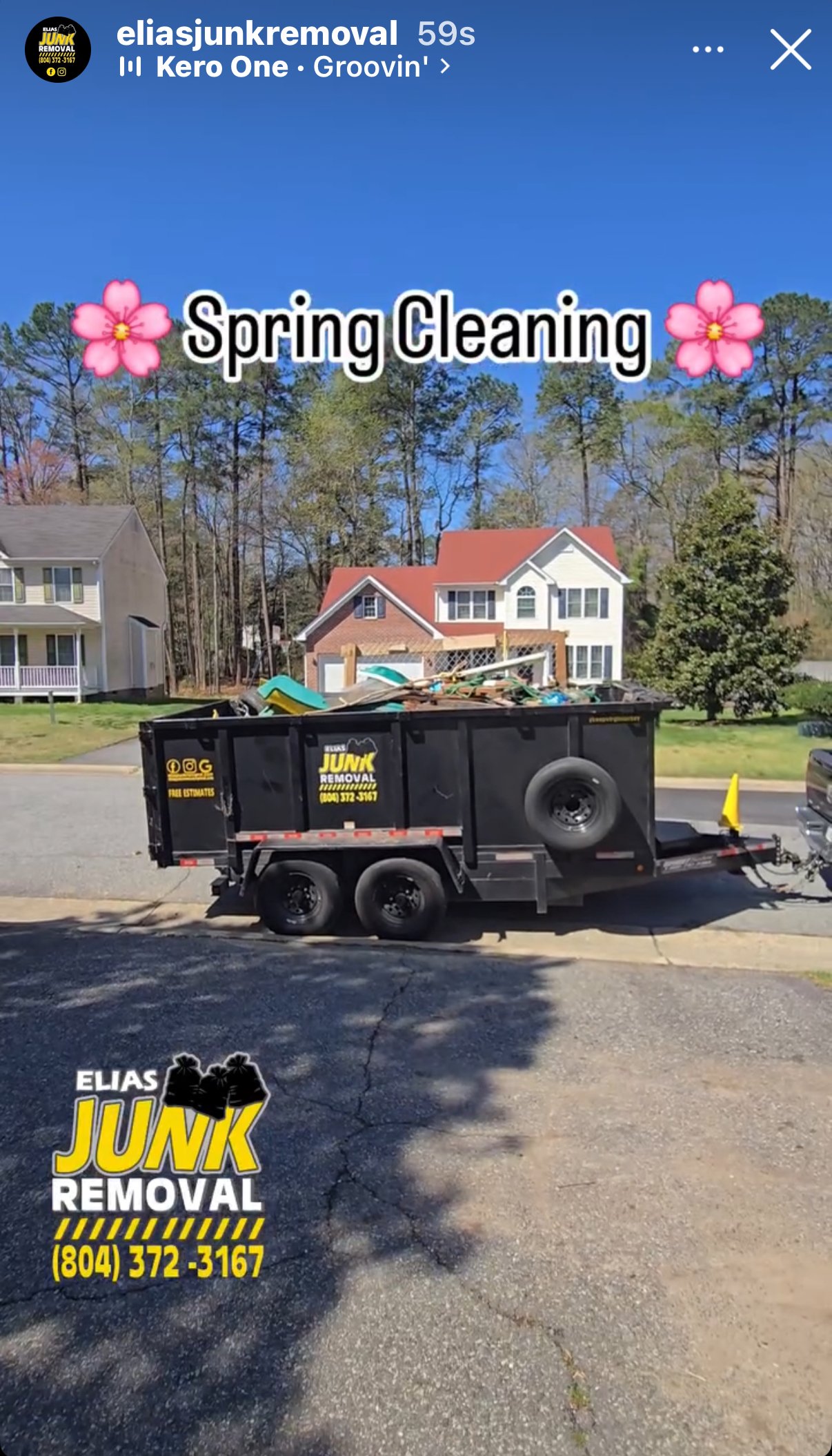 Spring cleaning junk removal by Elias Junk Removal in Richmond, VA