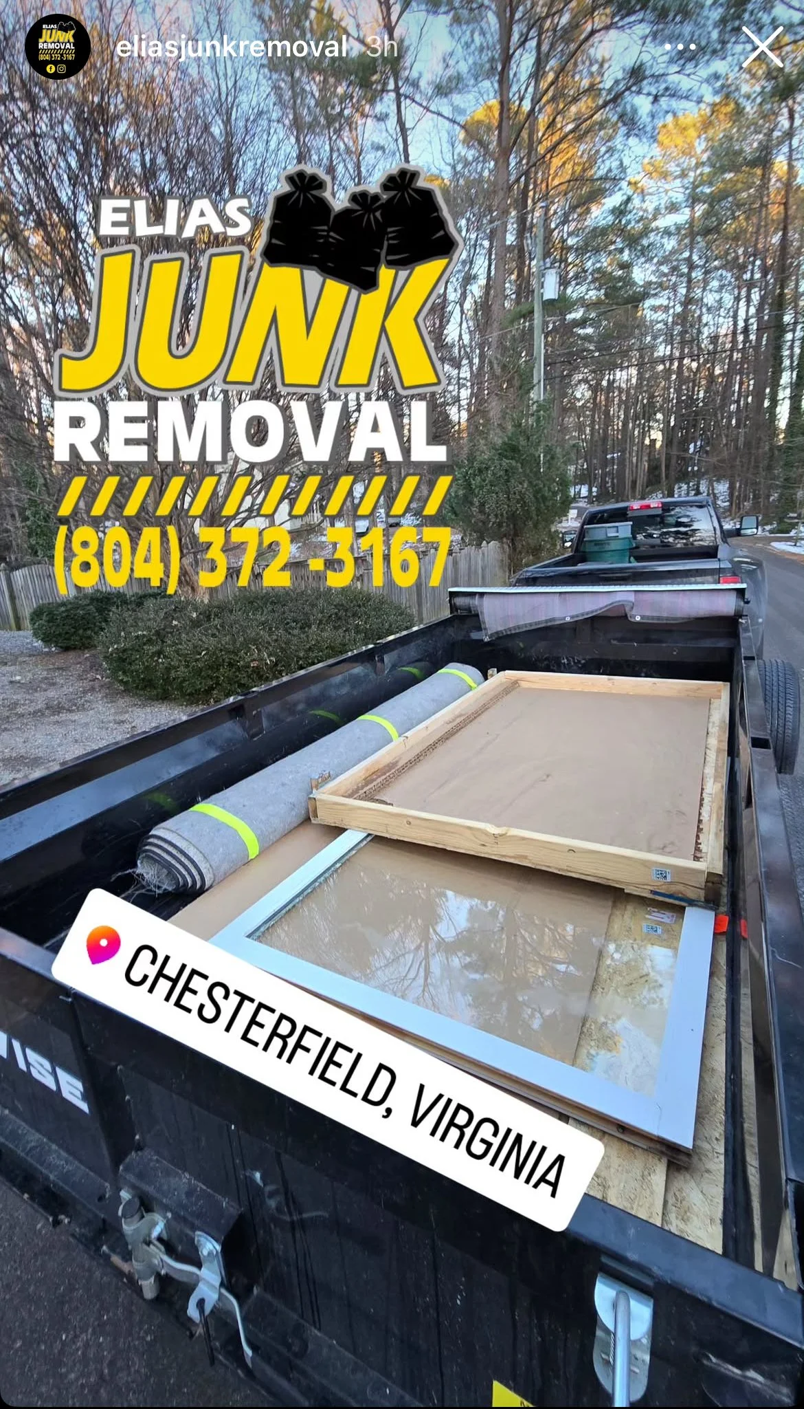 Elias Junk Removal in Chesterfield, Virginia