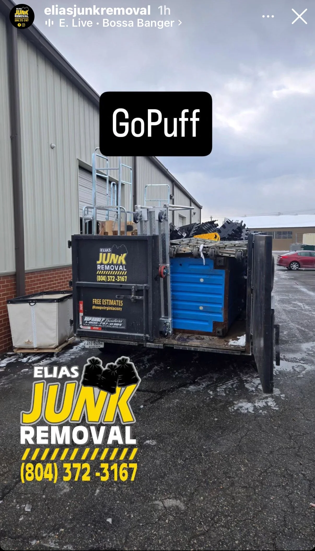Commercial junk removal by Elias Junk Removal in Richmond, VA