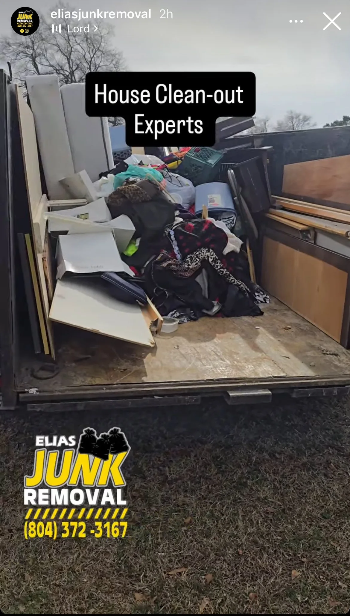 House cleanout in Richmond, VA by Elias Junk Removal