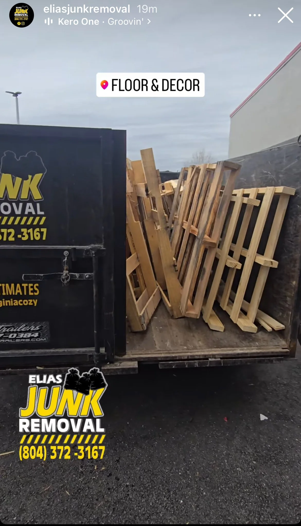 Commercial junk removal by Elias Junk Removal in Richmond, VA