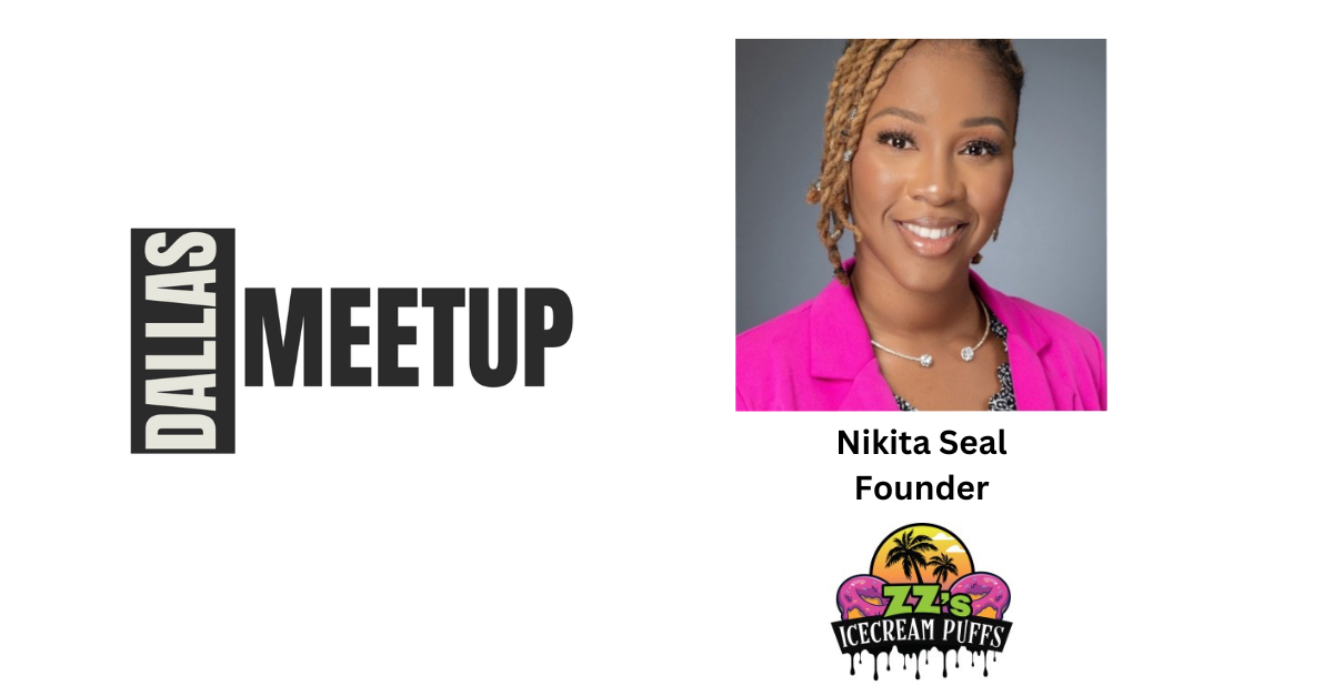 Nikita Seal of ZZ’s Ice Cream Puffs to be featured at DallasMeetup