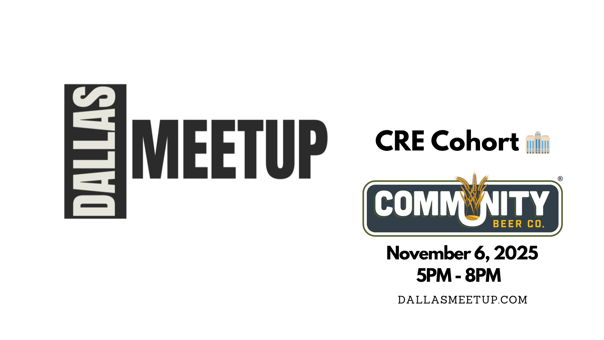 DallasMeetup’s Final Mixer of 2025 to feature Commercial Real Estate & Property Tech Leaders