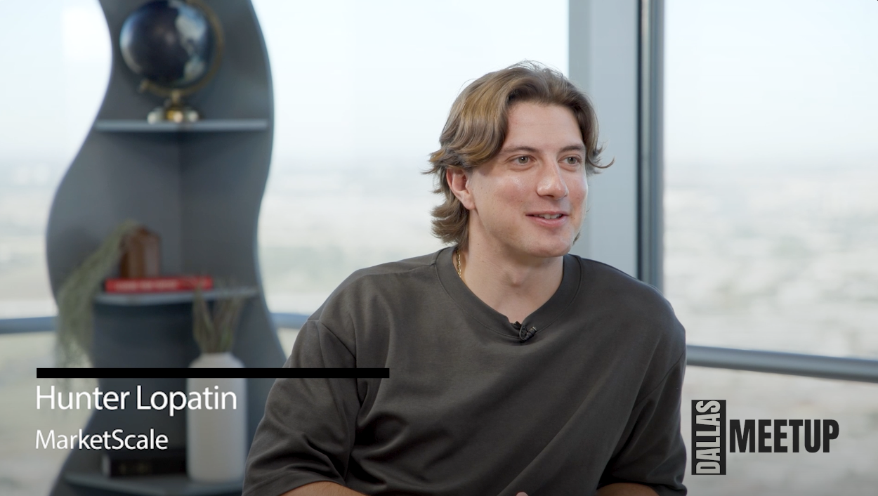 The DallasMeetup Dime with Carson Gibbons: Hunter Lopatin | MarketScale | Mastering B2B Content