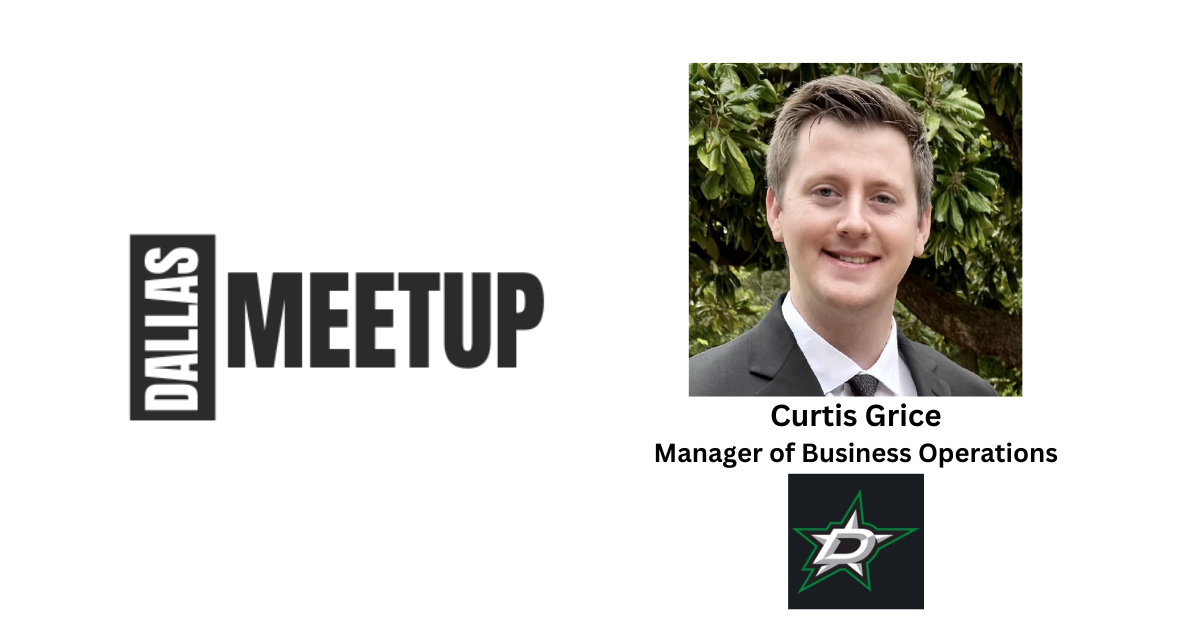 Curtis Grice of the Dallas Stars to be featured at DallasMeetup