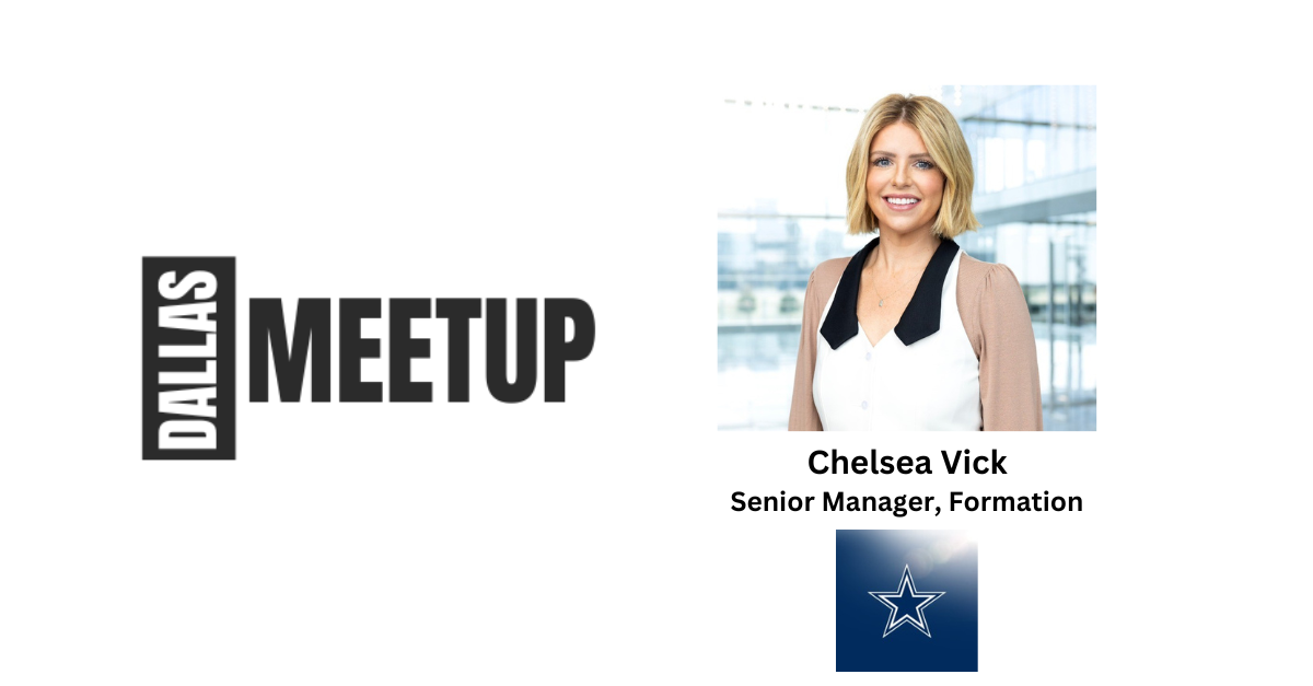 Chelsea Vick of the Dallas Cowboys to be featured at DallasMeetup