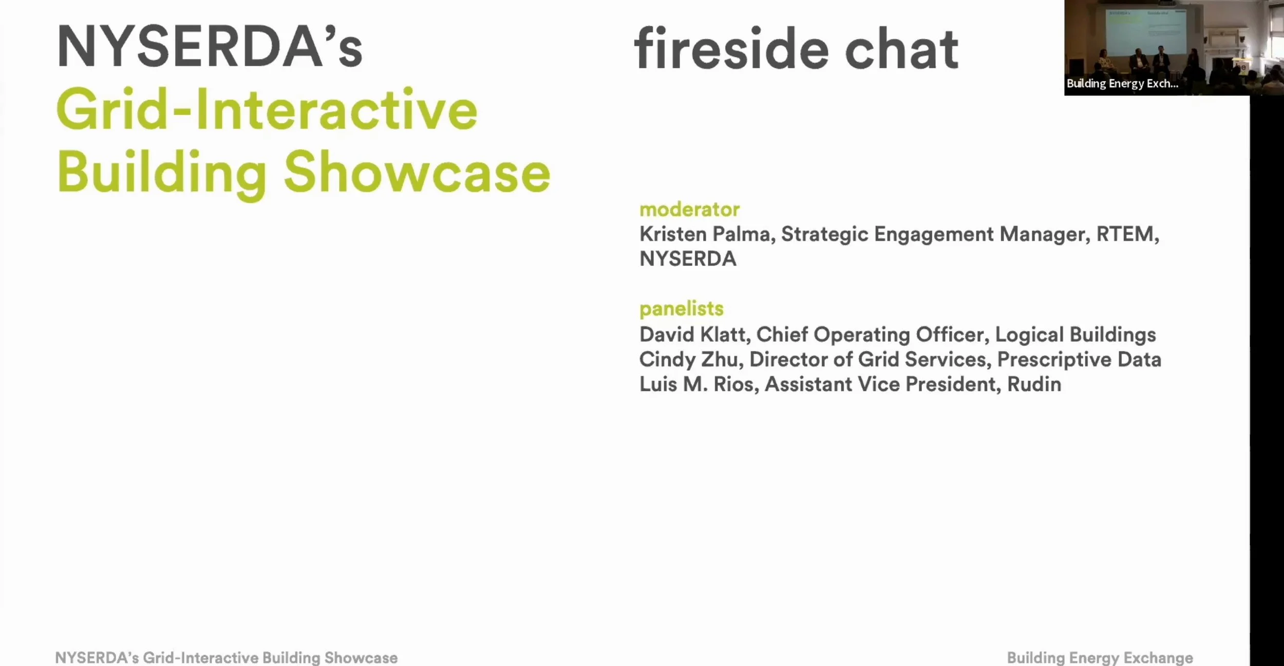 NYSERDA’s Grid-Interactive Building Showcase