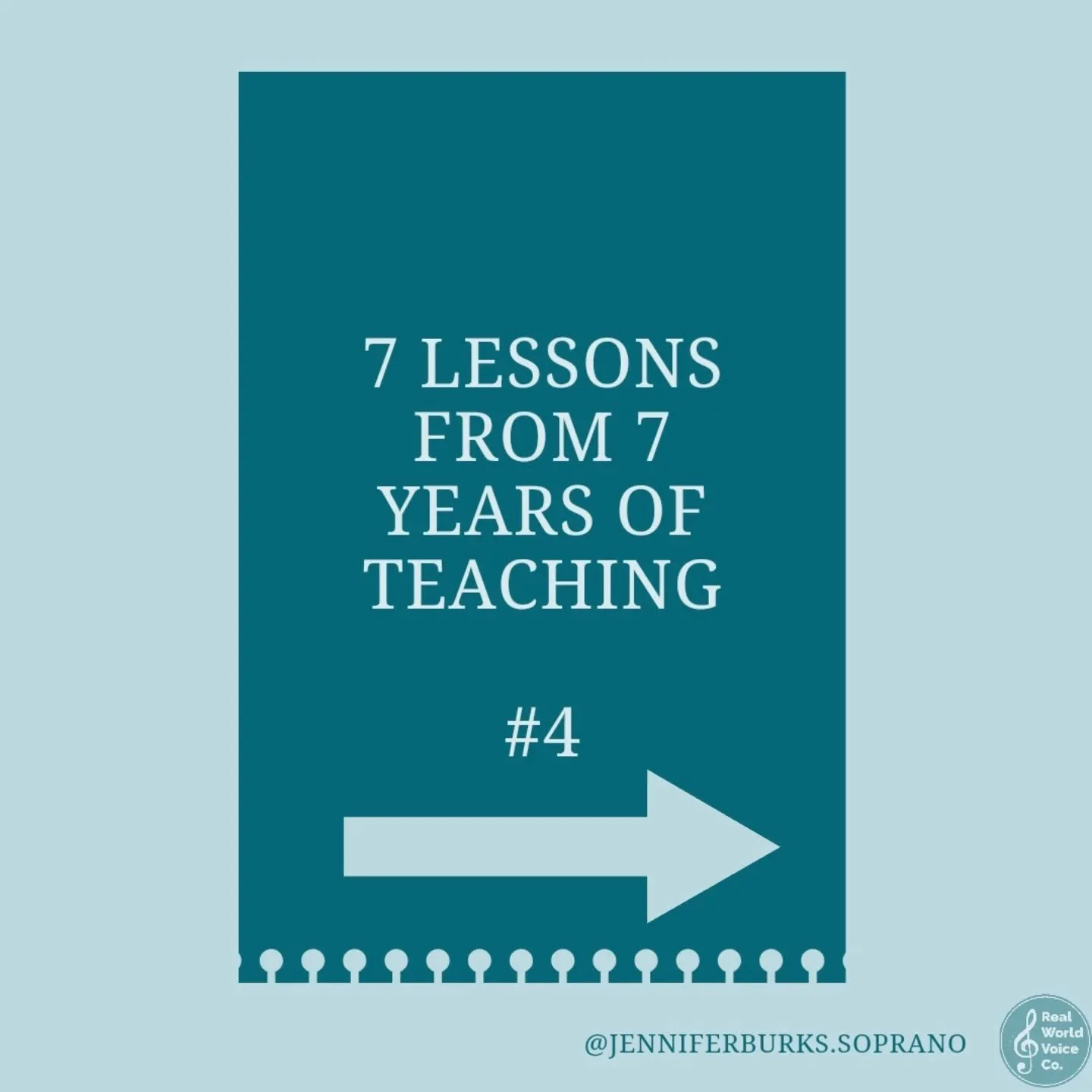 Lesson 4: You don't need to prove your knowledge to your students

We spend years learning so many amazing things about the voice and we LOVE sharing that knowledge, which is why we are private teachers! However, not every student needs to know what 