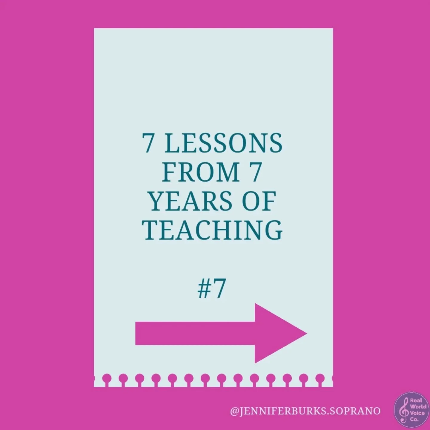 Lesson 7: Your voice and well-being are important 

We hear this from so many people, but in case you haven't heard it lately...

Take care of yourself!

It can be too easy to get lost in the grind that we ourselves feel a little lost. Take care of y