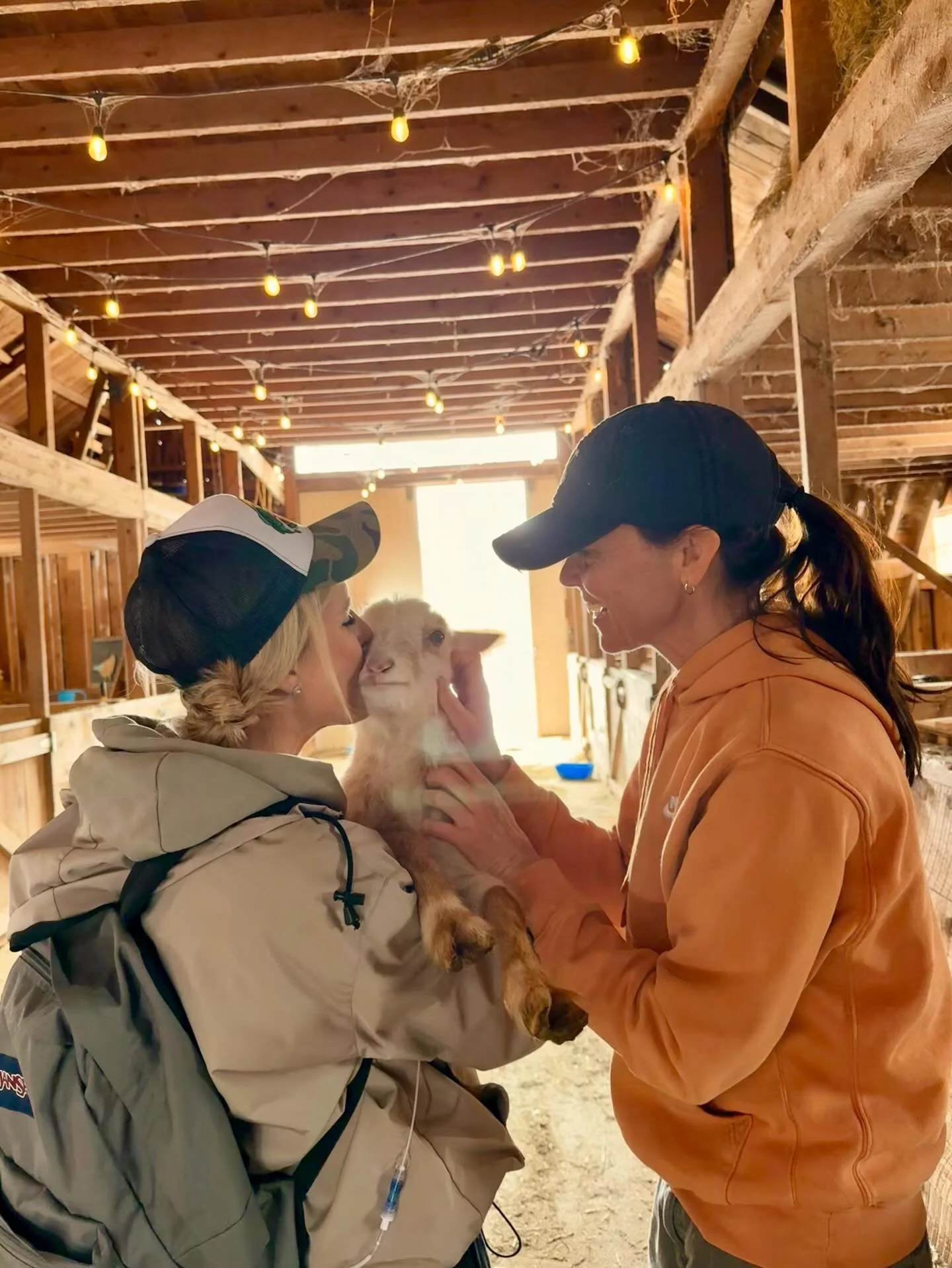 It&rsquo;s always a sweet day when visiting Hope &amp; our girl Tinkerbell at @sunflowerfarmcreamery &hearts;️