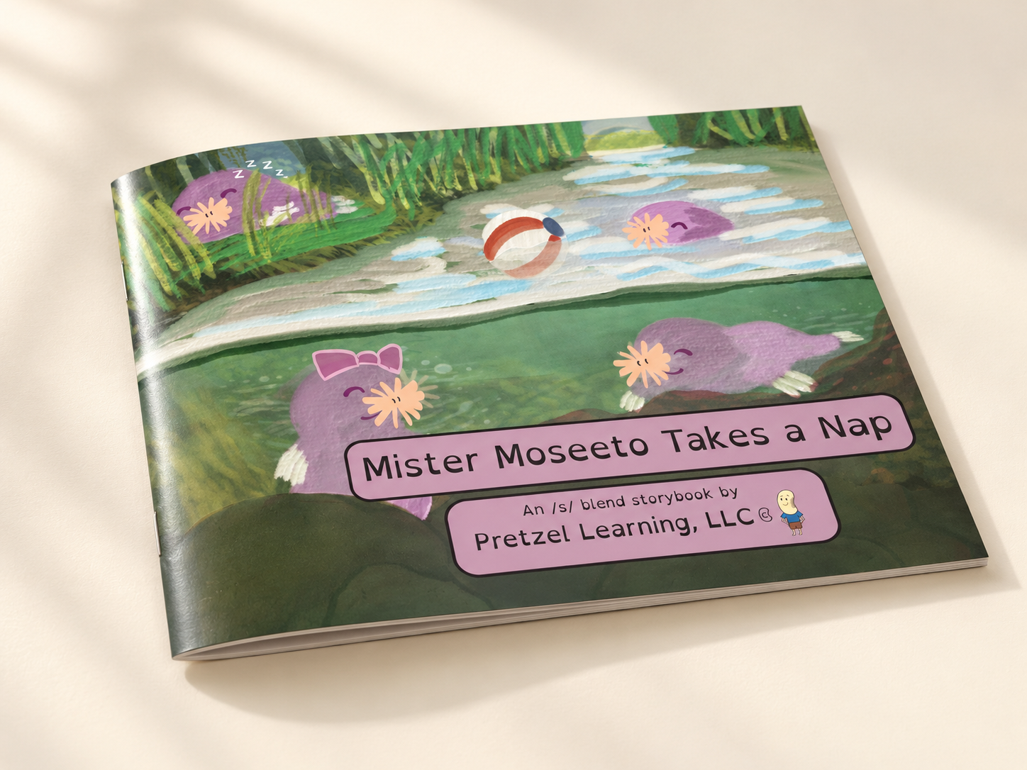 PREORDER --- Mister Moseeto Takes a Nap | Printed S-Blend Speech Therapy Storybook