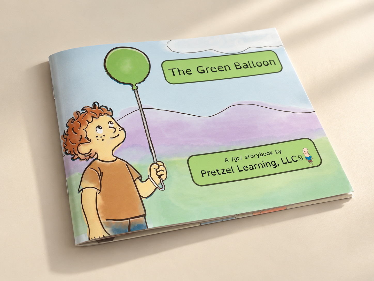 PREORDER --- The Green Balloon | Printed GR Blend & R Articulation Speech Therapy Storybook