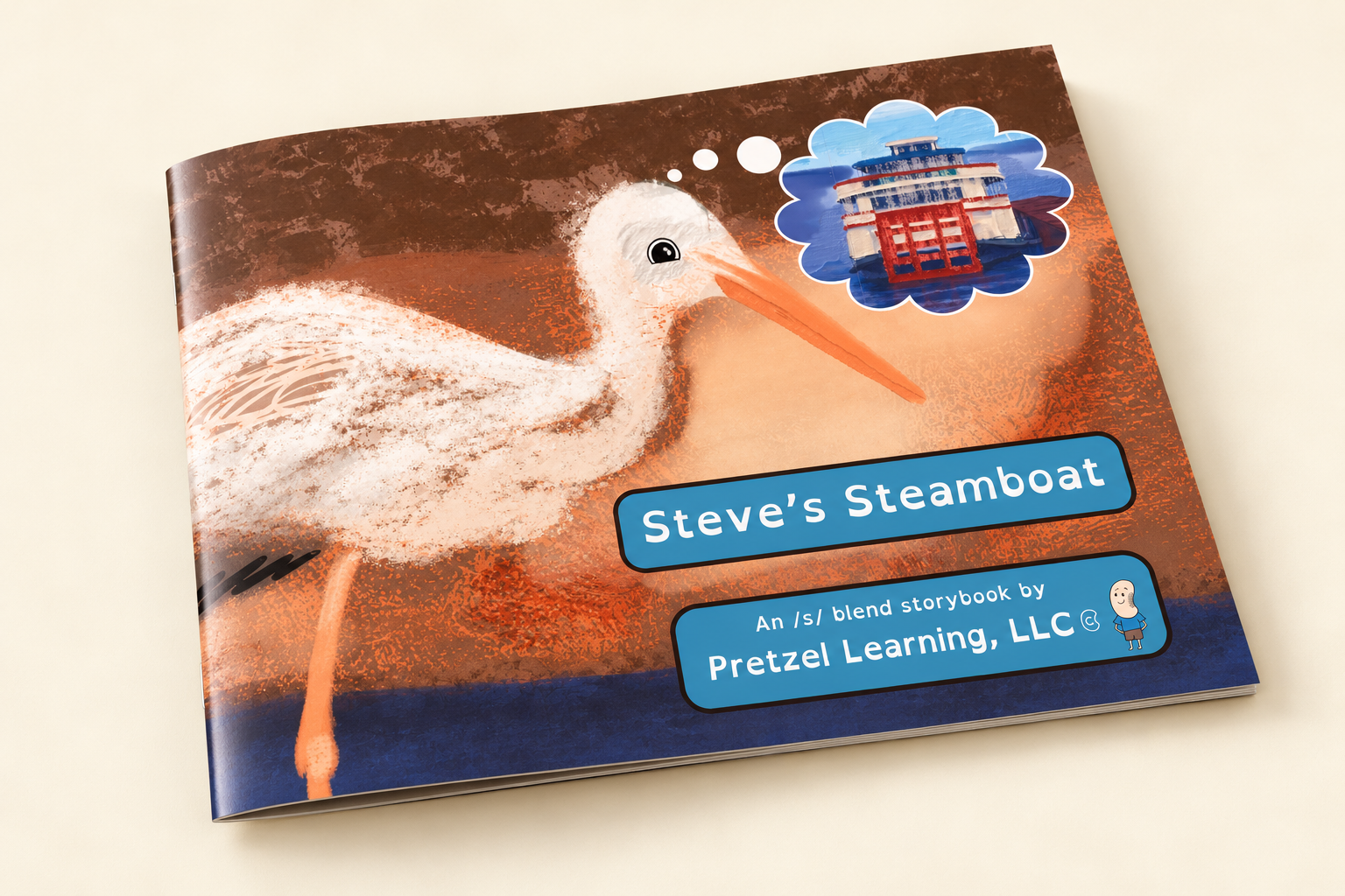 PREORDER --- Steve's Steamboat | Printed S-Blend Articulation Speech Therapy Storybook