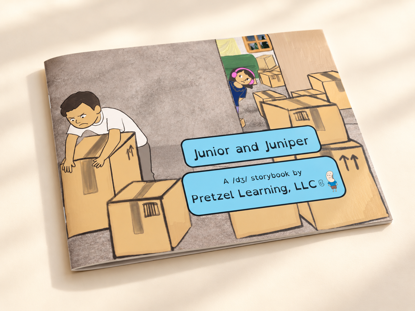 PREORDER --- Junior and Juniper | Printed J Sound Articulation & AAC Speech Therapy Storybook