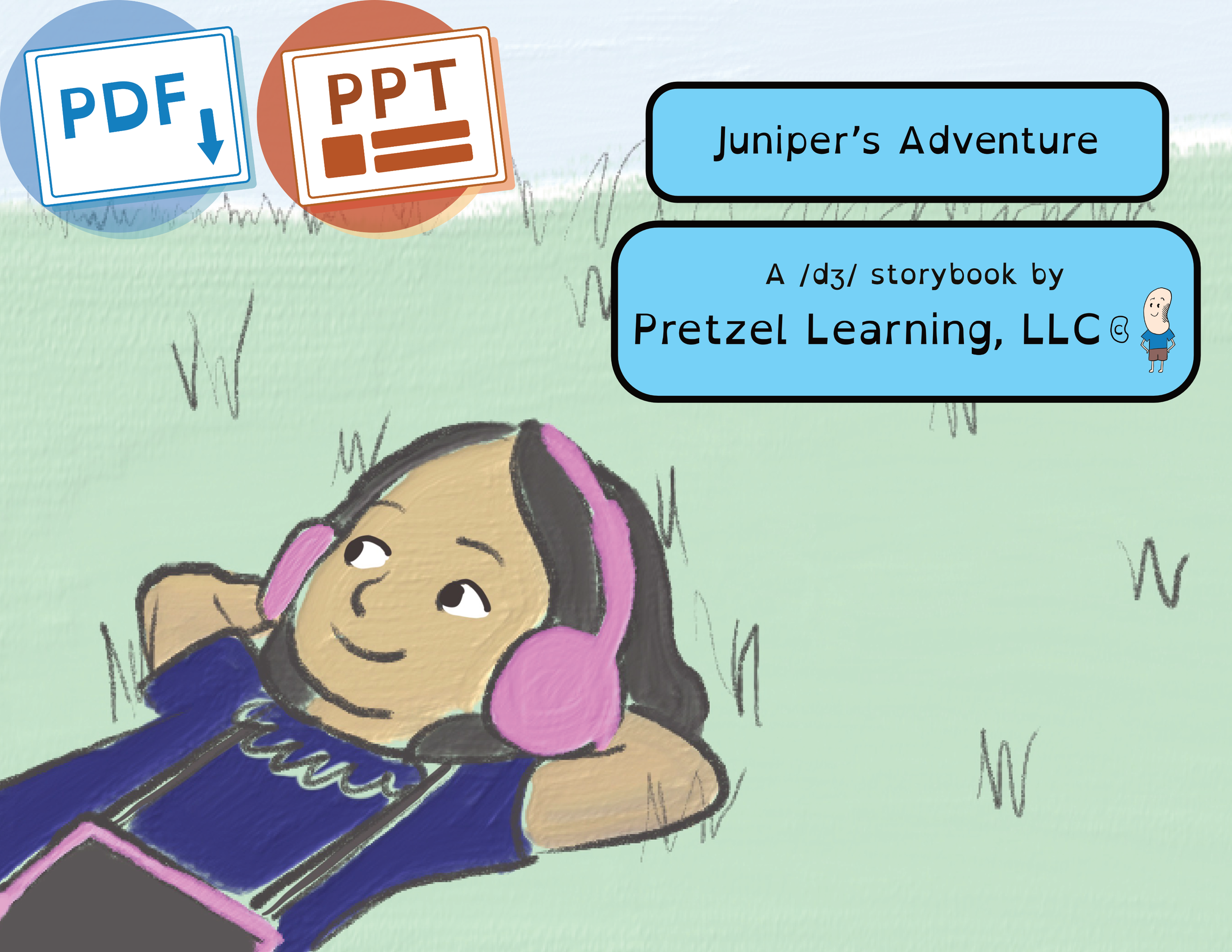 Juniper's Adventure | Digital J Sound Articulation & AAC Speech Therapy Storybook (PDF + PowerPoint)